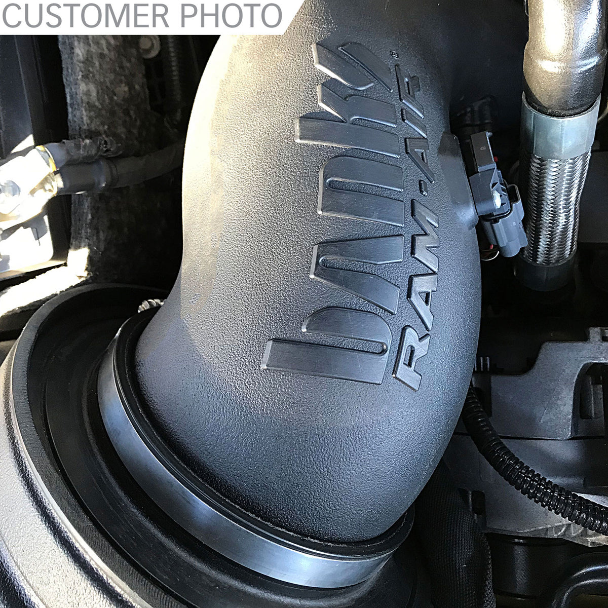 Ram-Air Cold-Air Intake System Oiled Filter 2013-2018 6.7L Cummins Diesel Banks Power
