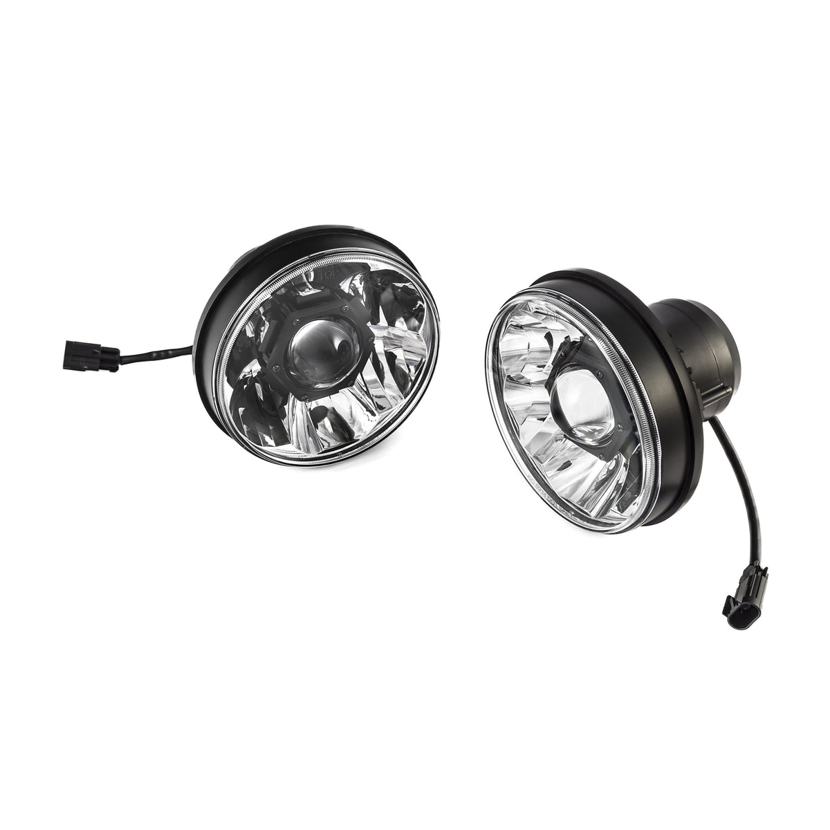 Jeep Head Lights Gravity LED 7 Inch 2- Light 2007-2018 Jeep Wrangler JK 2/4-Door KC HiLiTES