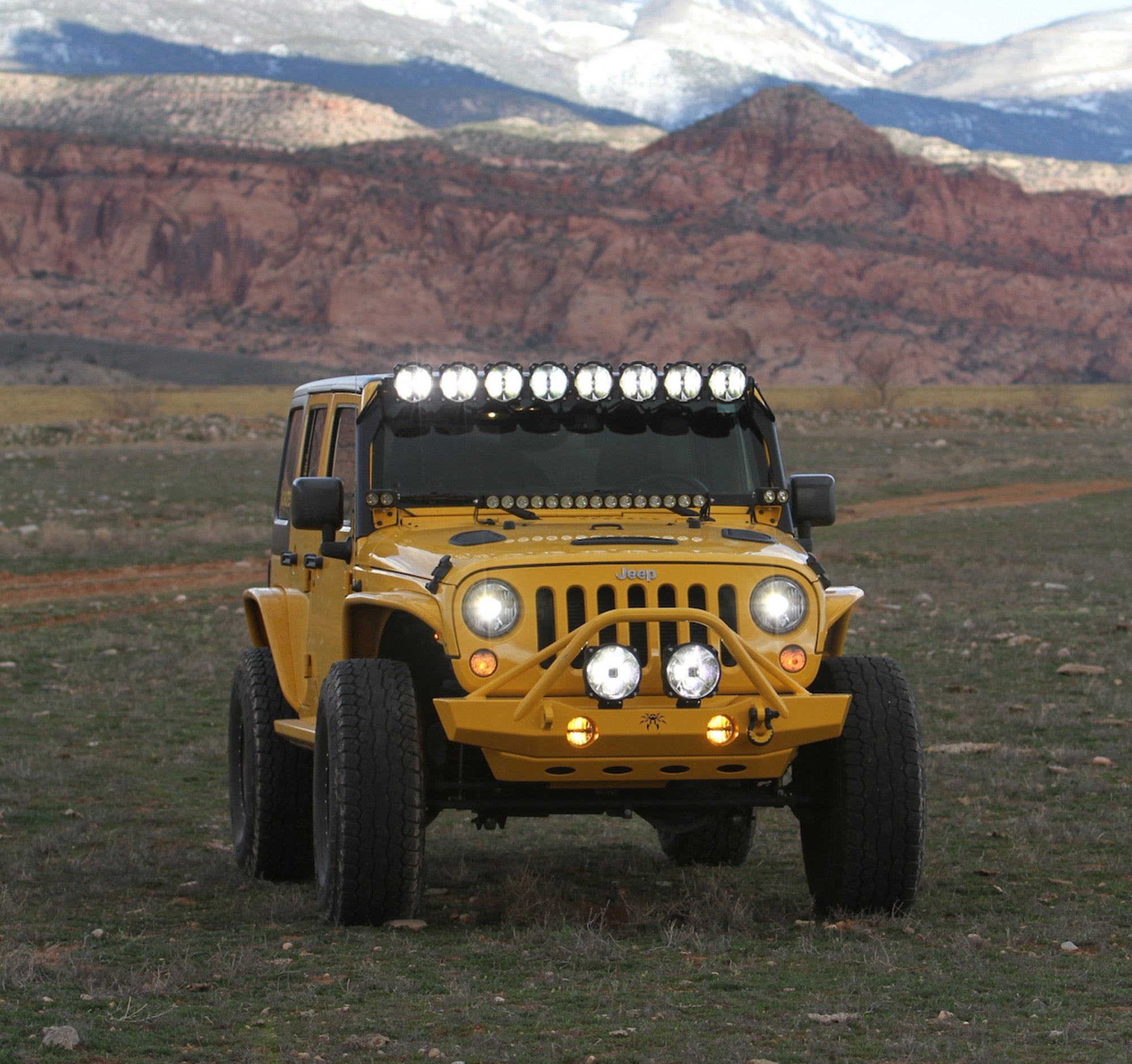Jeep Head Light Gravity LED 7 Inch 1- Light 2007-2018 Jeep Wrangler JK 2/4-Door KC HiLiTES