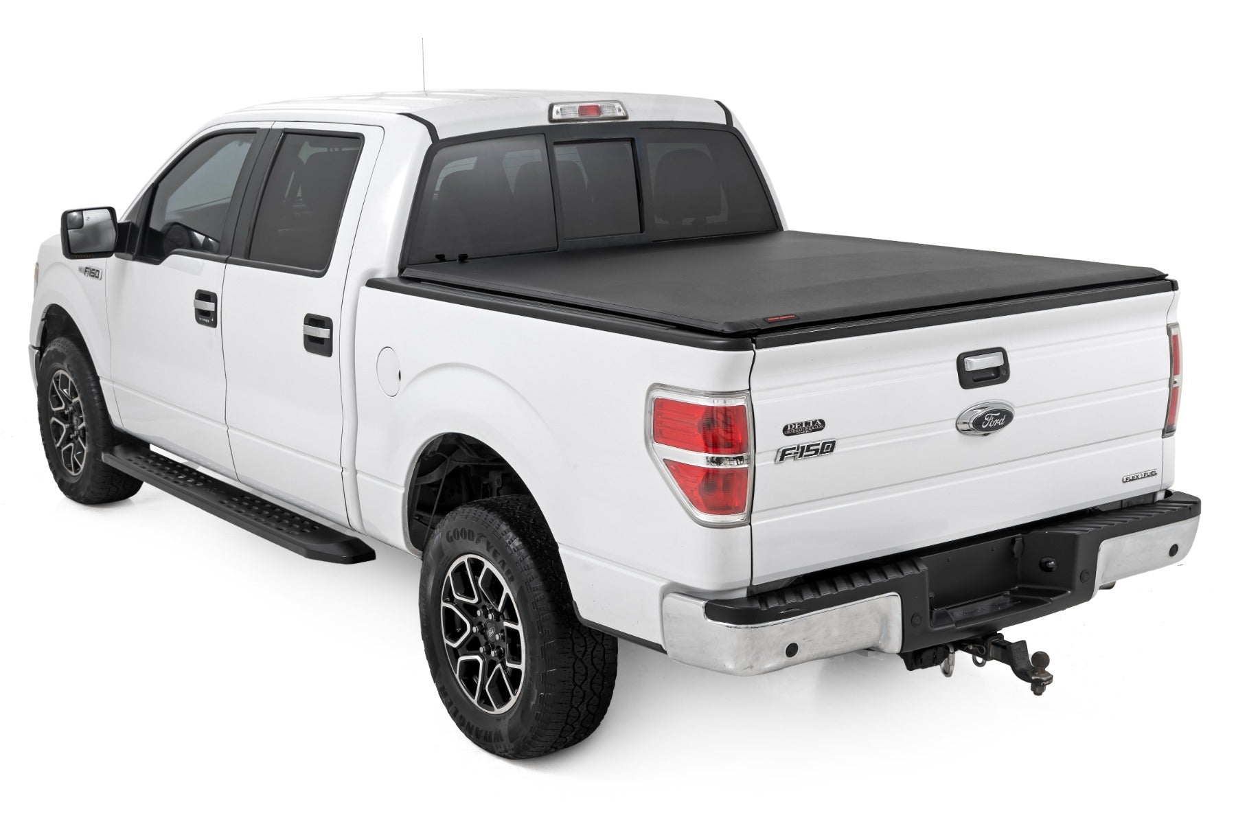 Soft Roll Up Bed Cover 5 Foot 7 Inch Bed Ford F-150 2WD/4WD (2004-2014) Rough Country