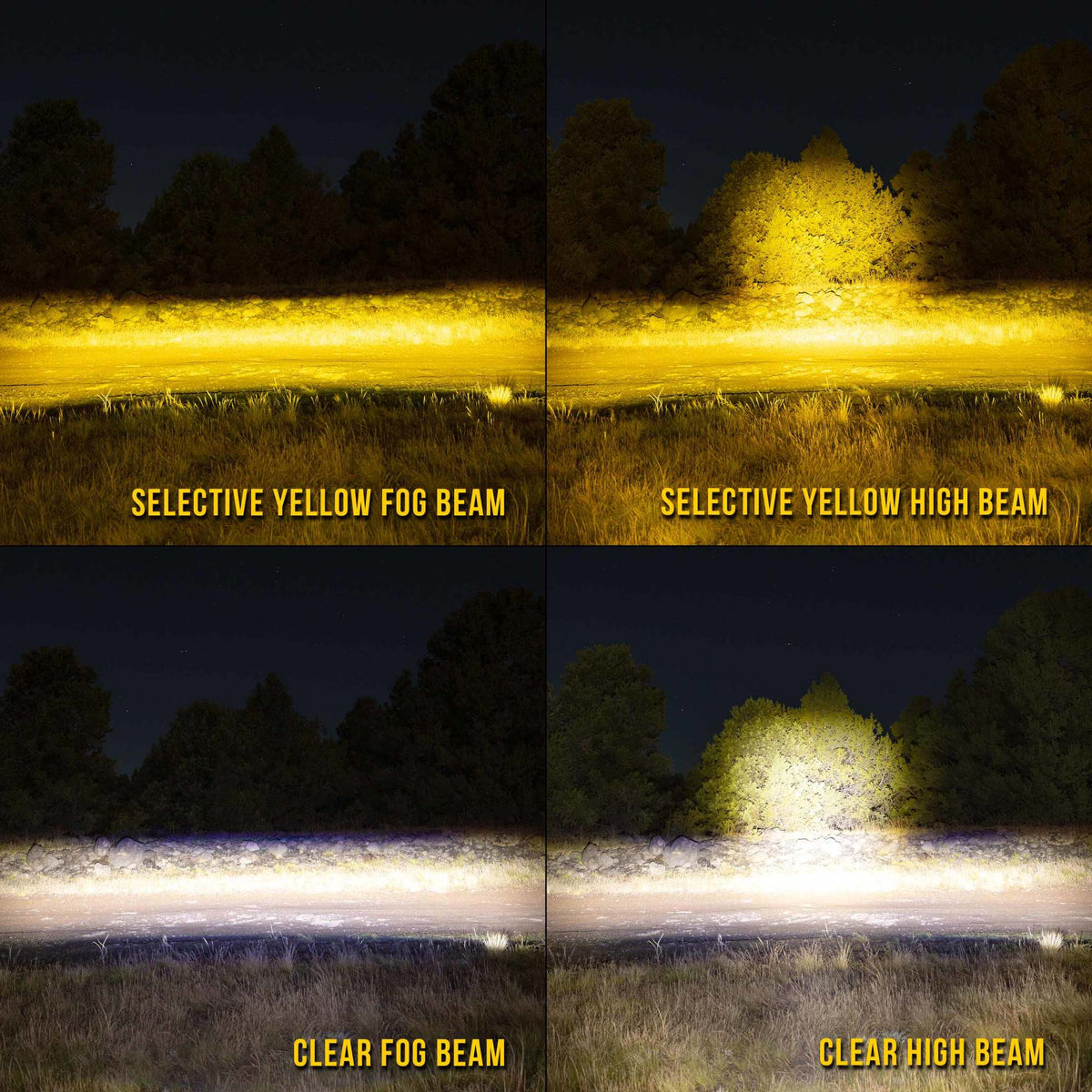 LED Light Bar Lens Flex Era 3 SAE Amber KC HiLiTES
