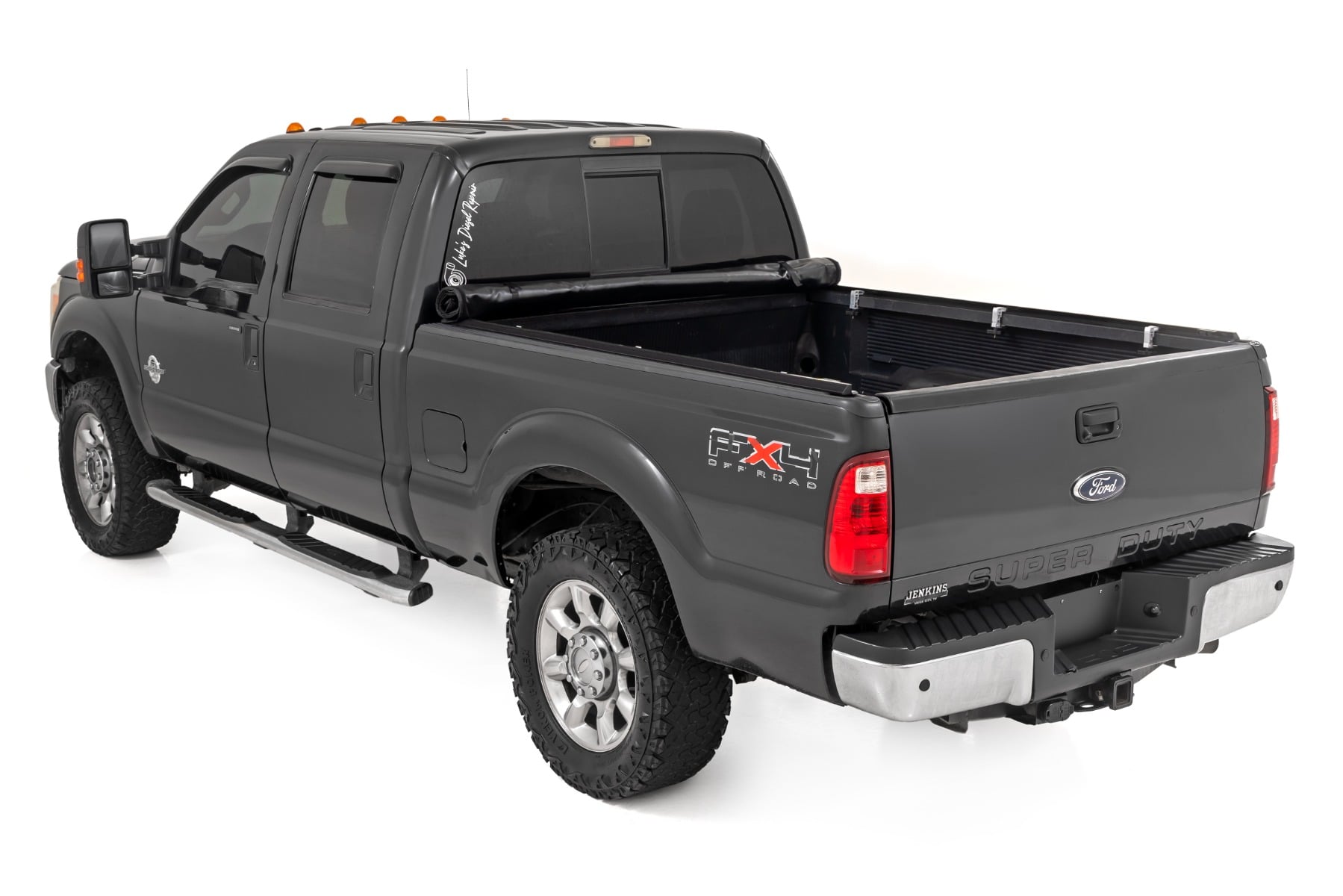 Soft Roll Up Bed Cover 6 Foot 10 Inch Bed Ford F-250/F-350 Super Duty (99-16) Rough Country