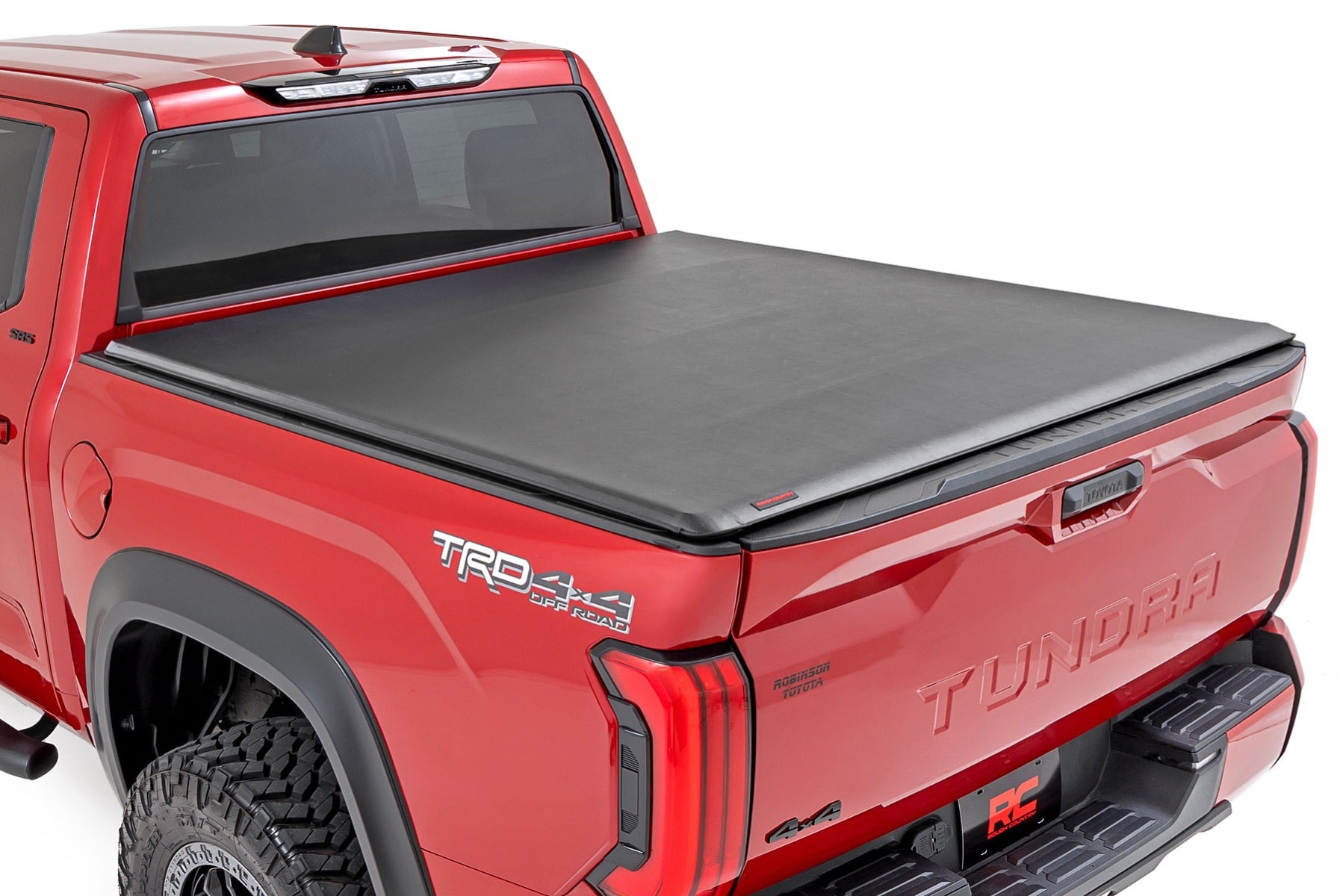 Soft Roll Up Bed Cover 5 Foot 7 Inch Bed Toyota Tundra 2WD/4WD (2022-2026) Rough Country