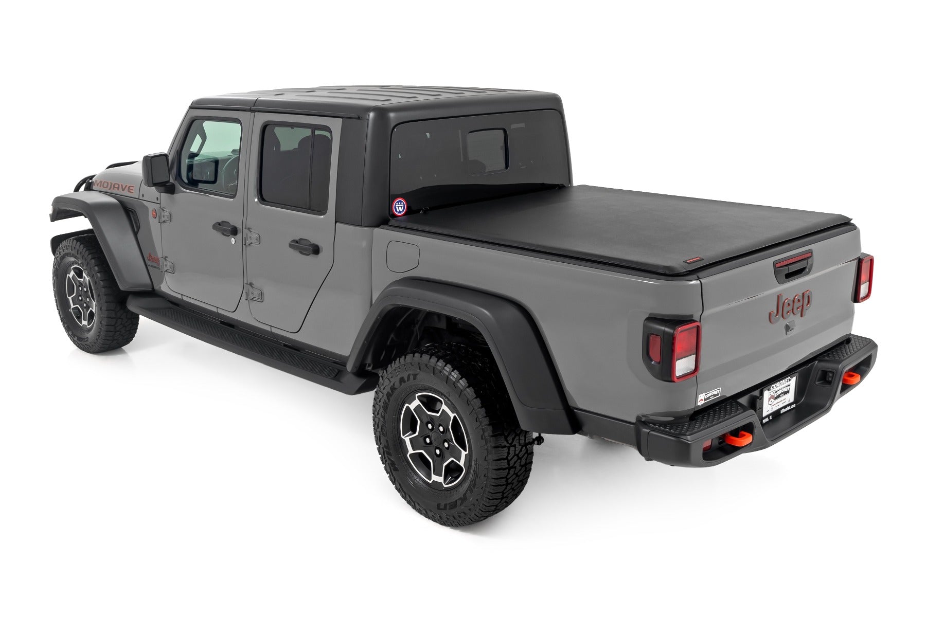 Soft Roll Up Bed Cover 5 Bed Jeep Gladiator JT 4WD (2020-2025) Rough Country
