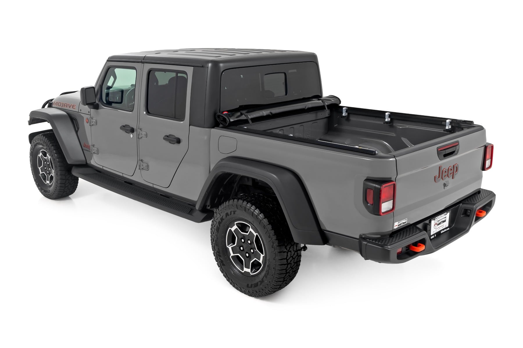 Soft Roll Up Bed Cover 5 Bed Jeep Gladiator JT 4WD (2020-2025) Rough Country