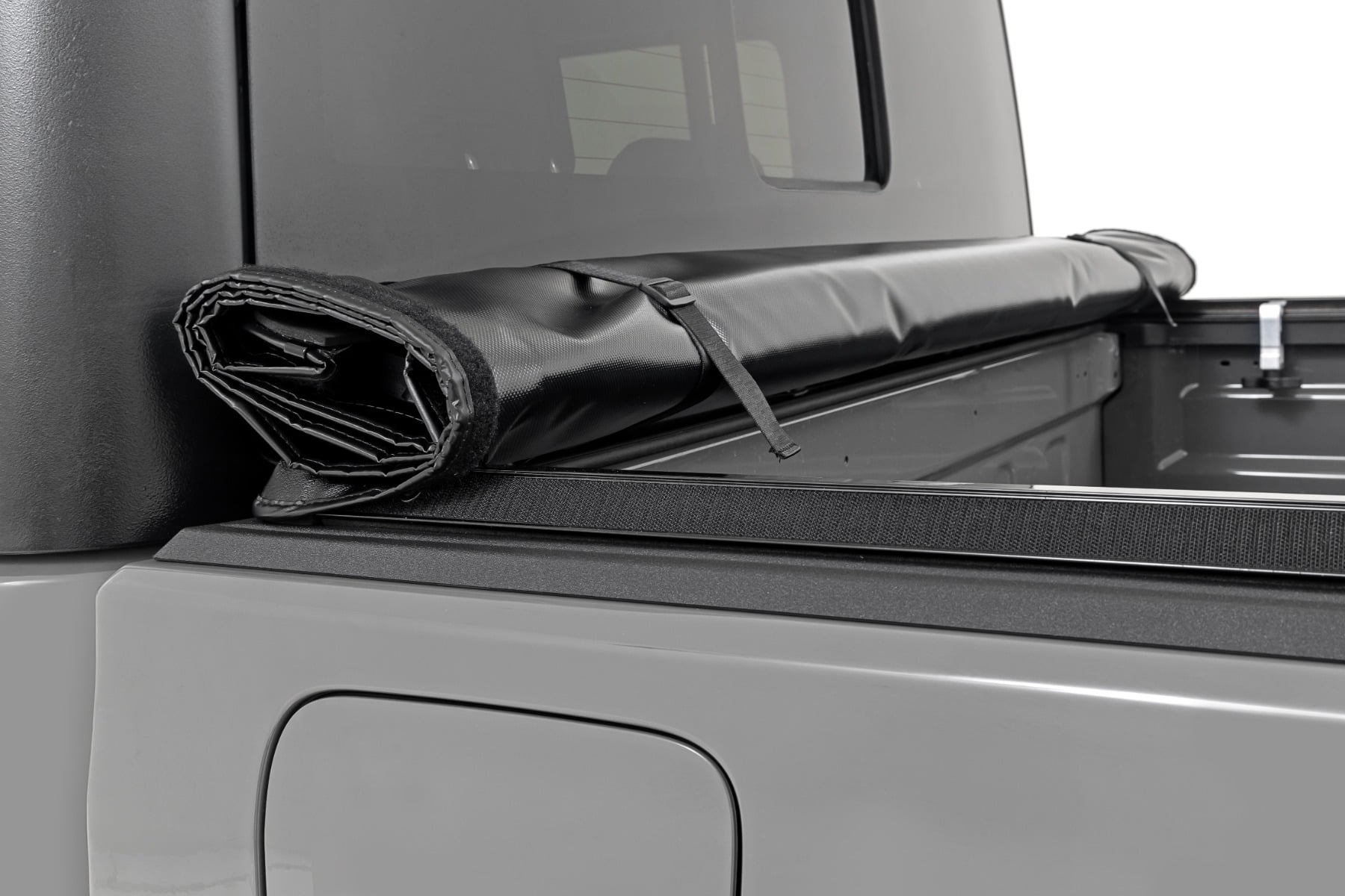 Soft Roll Up Bed Cover 5 Bed Jeep Gladiator JT 4WD (2020-2025) Rough Country