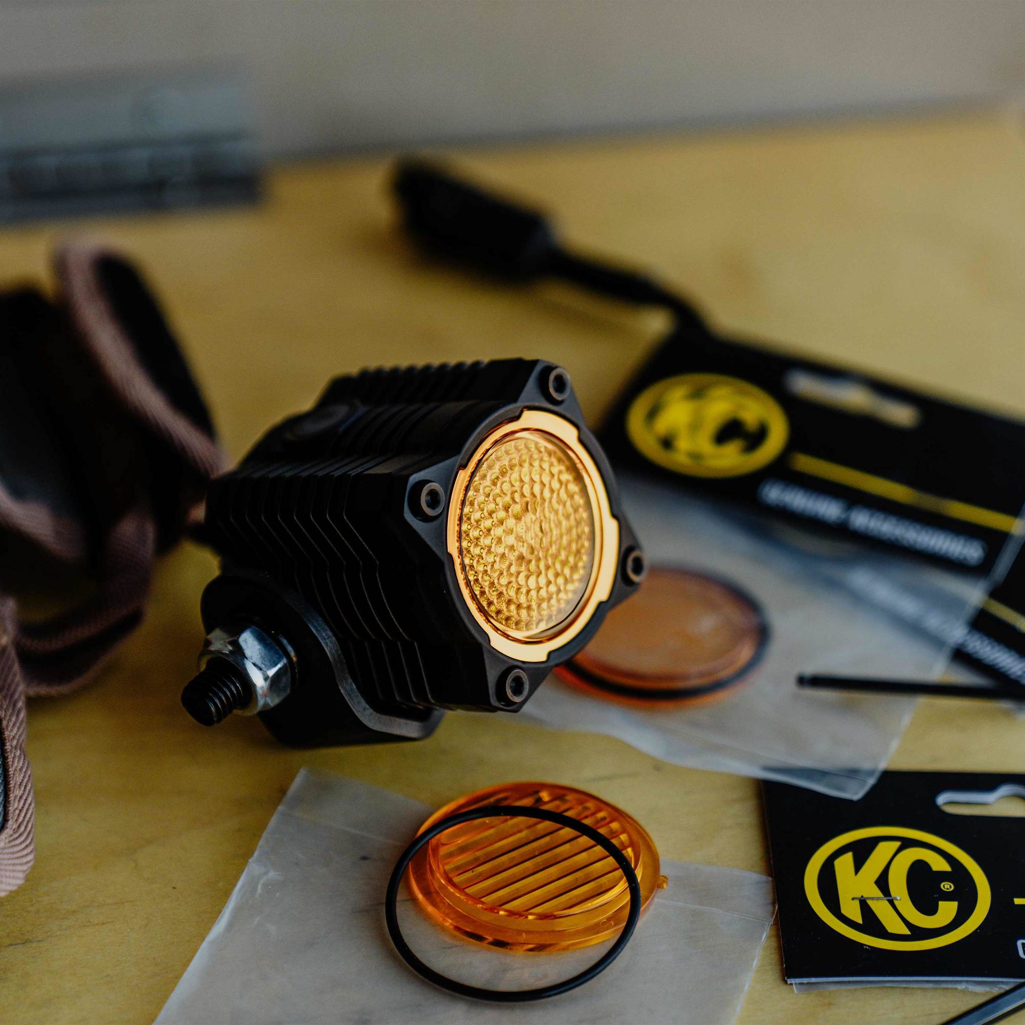 LED Light Bar Flex Era 1 Lens Flood Performance Yellow KC HiLiTES