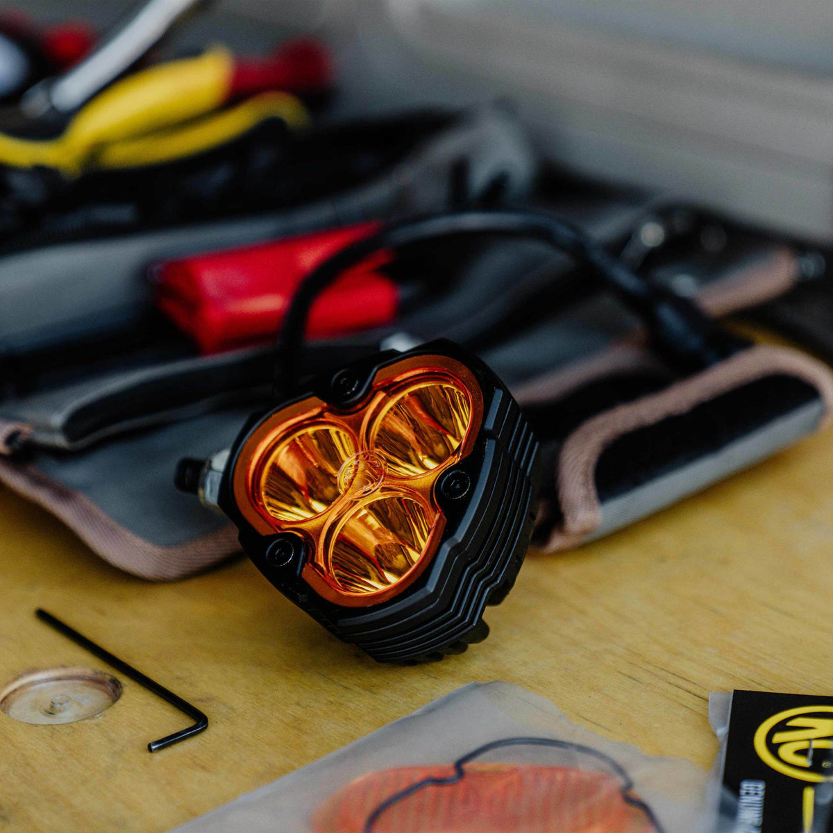 LED Light Bar Lens Flex Era 3 Spot Performance Yellow KC HiLiTES