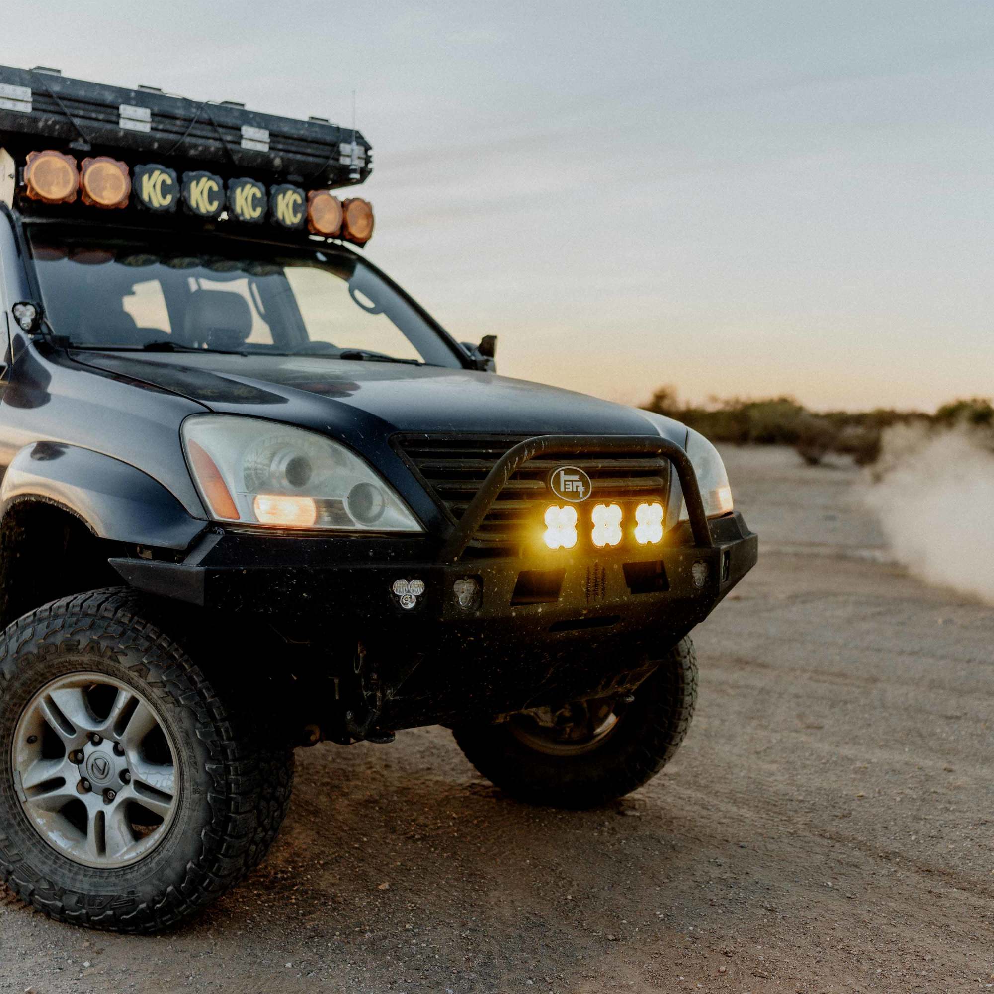 LED Light Bar Lens Flex Era 4 Spot Performance Yellow KC HiLiTES