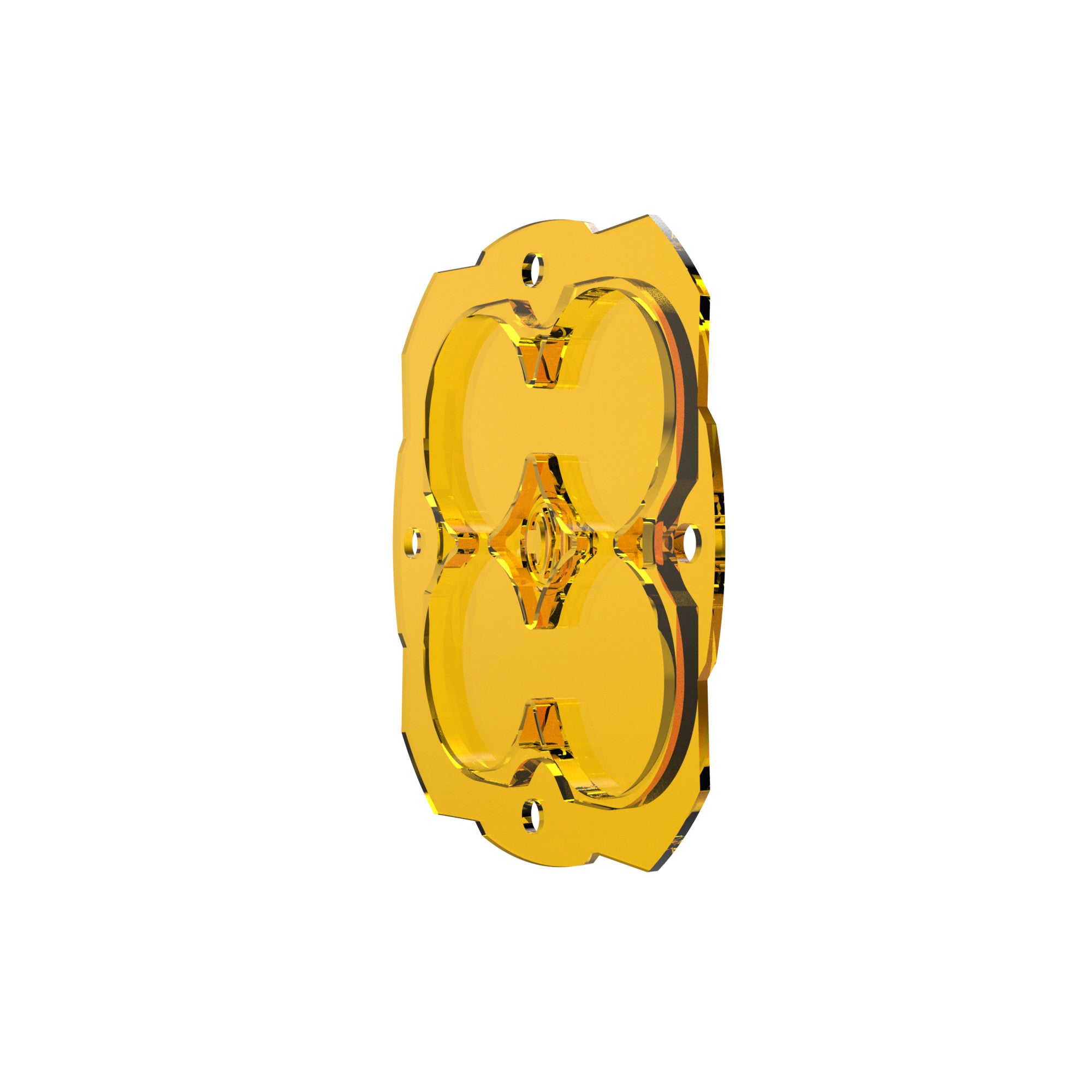 LED Light Bar Lens Flex Era 4 Spot Performance Yellow KC HiLiTES