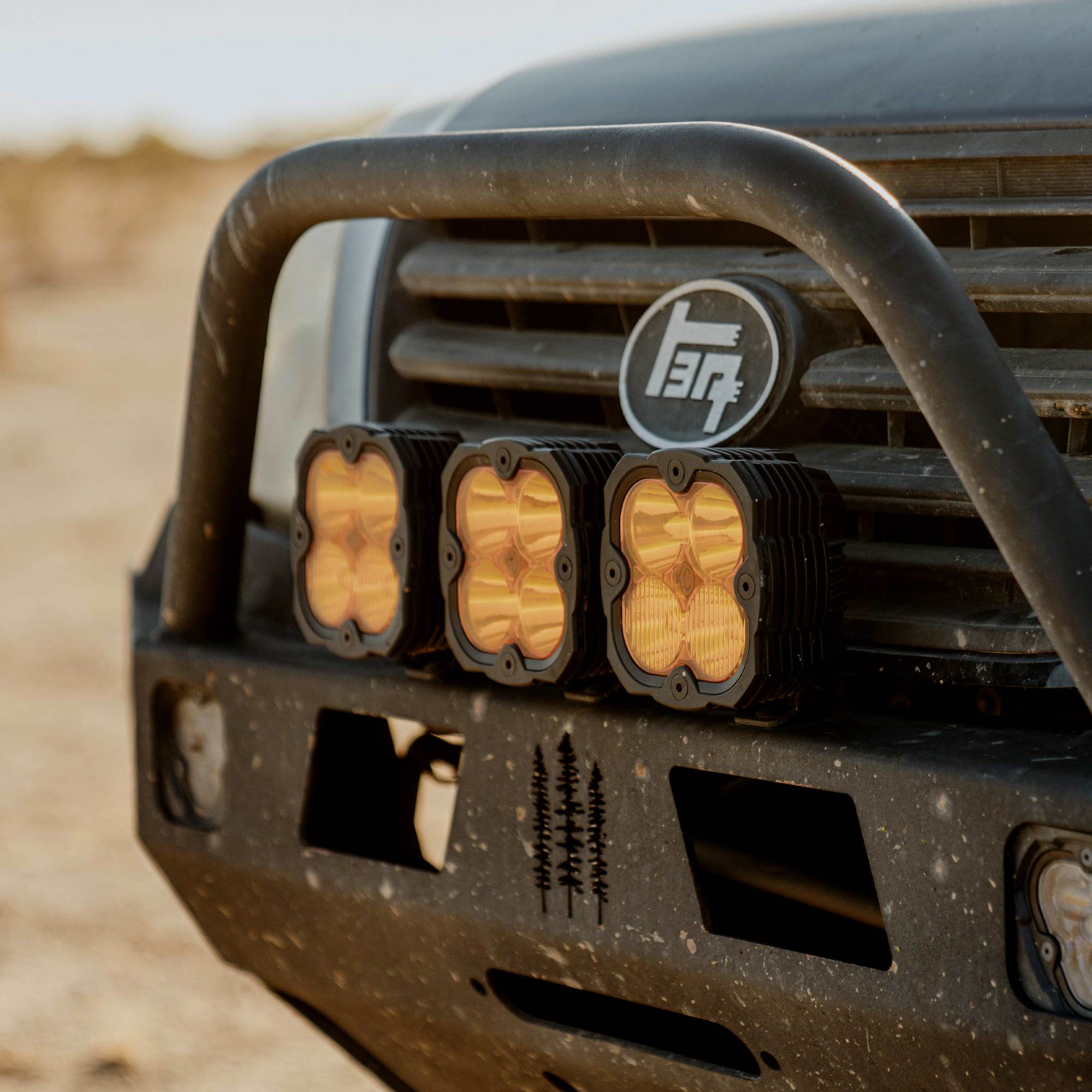 LED Light Bar Lens Flex Era 4 Combo Performance Yellow KC HiLiTES