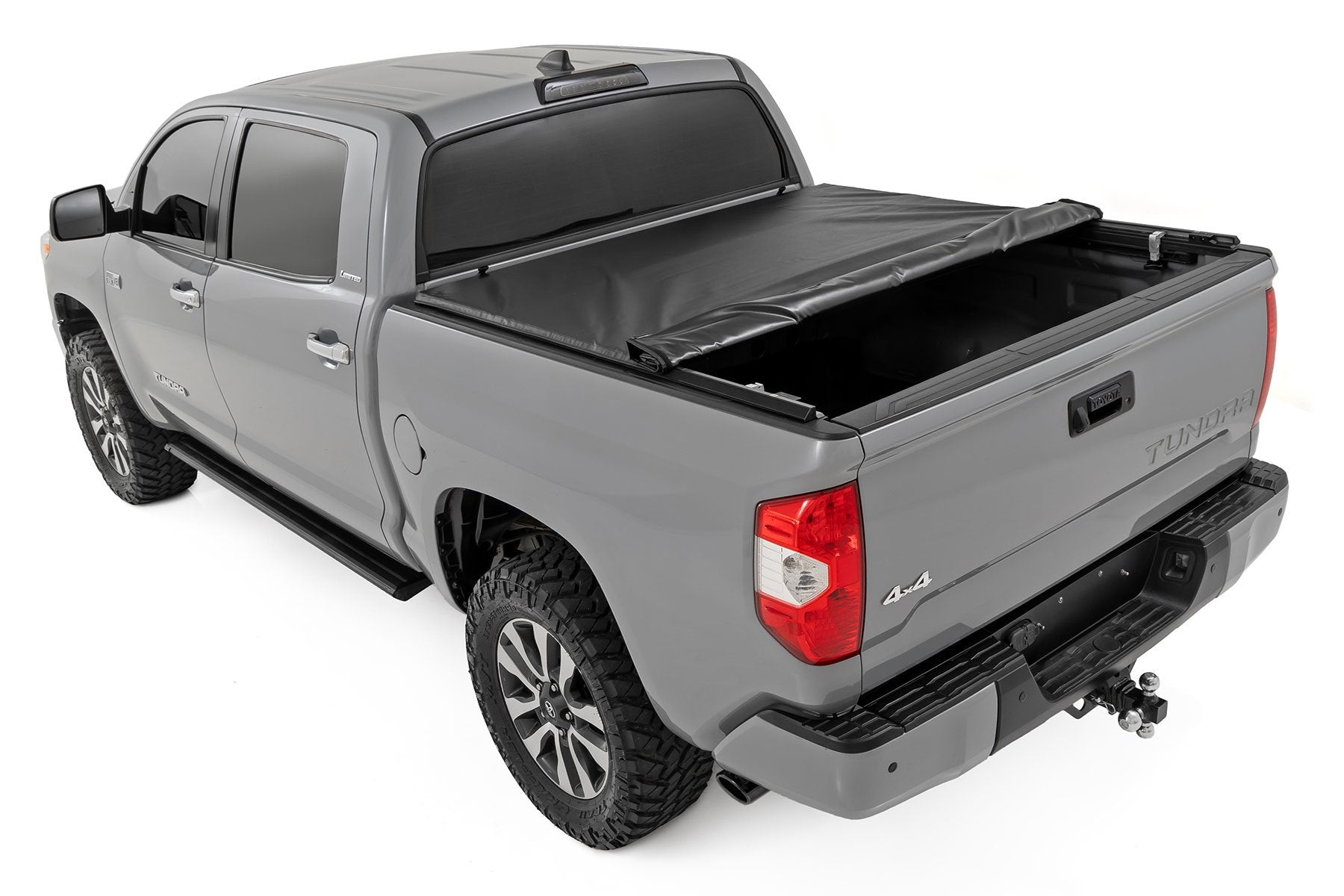 Soft Roll Up Bed Cover 6 Foot 7 Bed Toyota Tundra 2WD/4WD (2007-2021) Rough Country