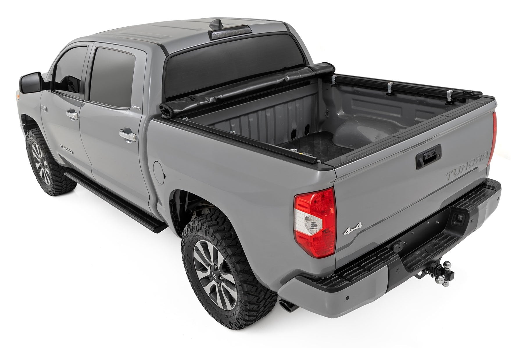 Soft Roll Up Bed Cover 6 Foot 7 Bed Toyota Tundra 2WD/4WD (2007-2021) Rough Country