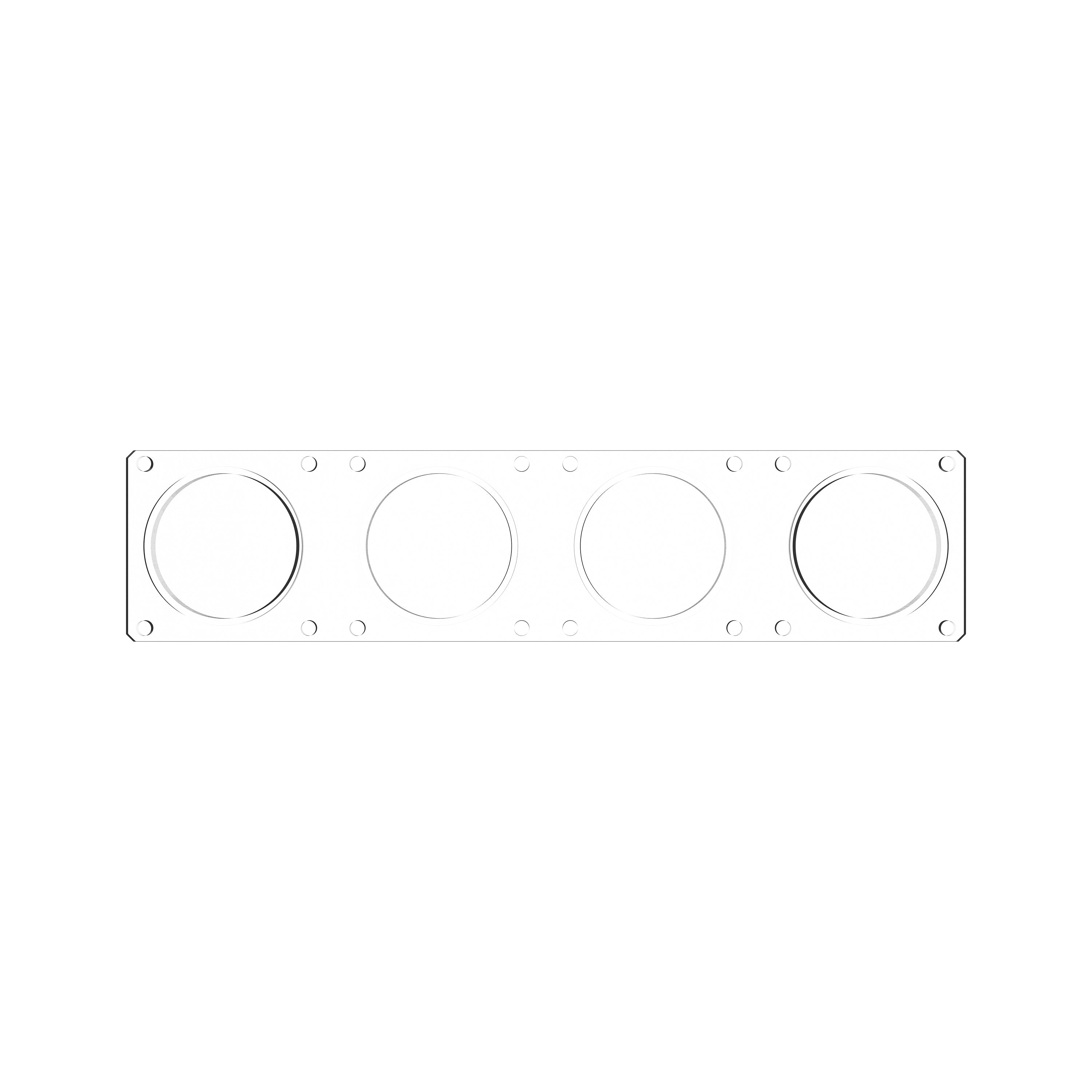 LED Light Bar Lens Flex Era Bar Spot Clear KC HiLiTES