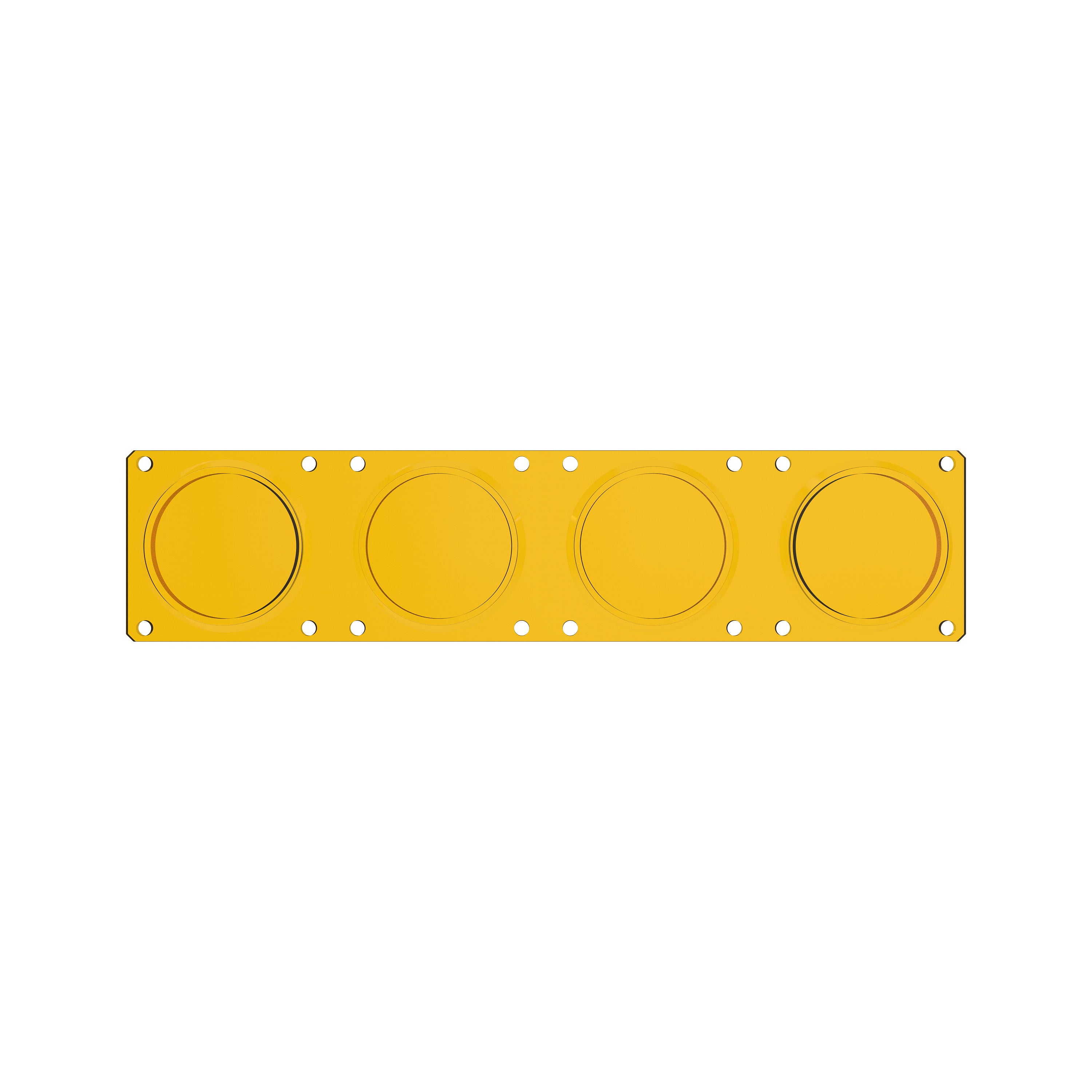 LED Light Bar Lens Flex Era Bar Spot Yellow KC HiLiTES
