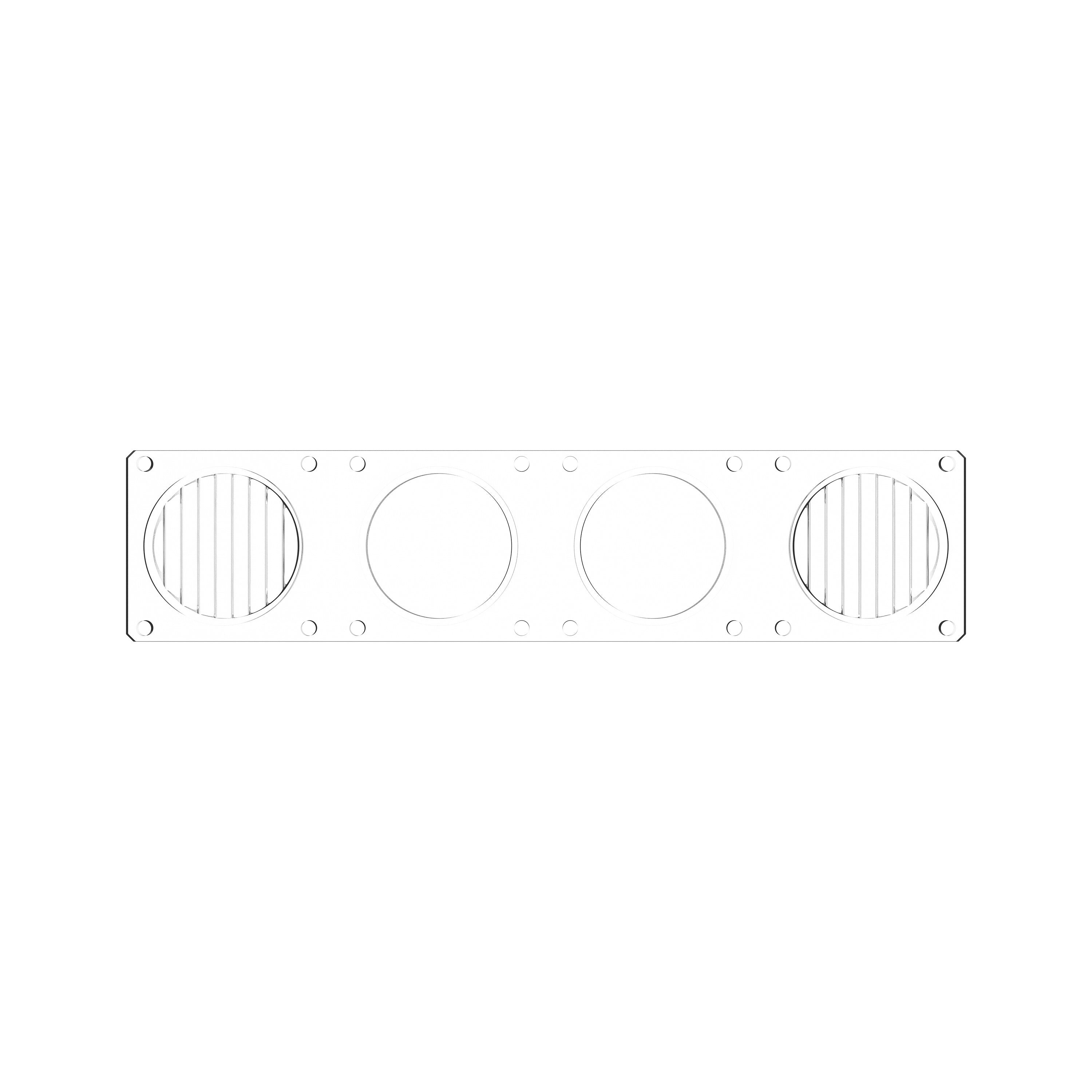 LED Light Bar Lens Flex Era Bar Combo Clear KC HiLiTES