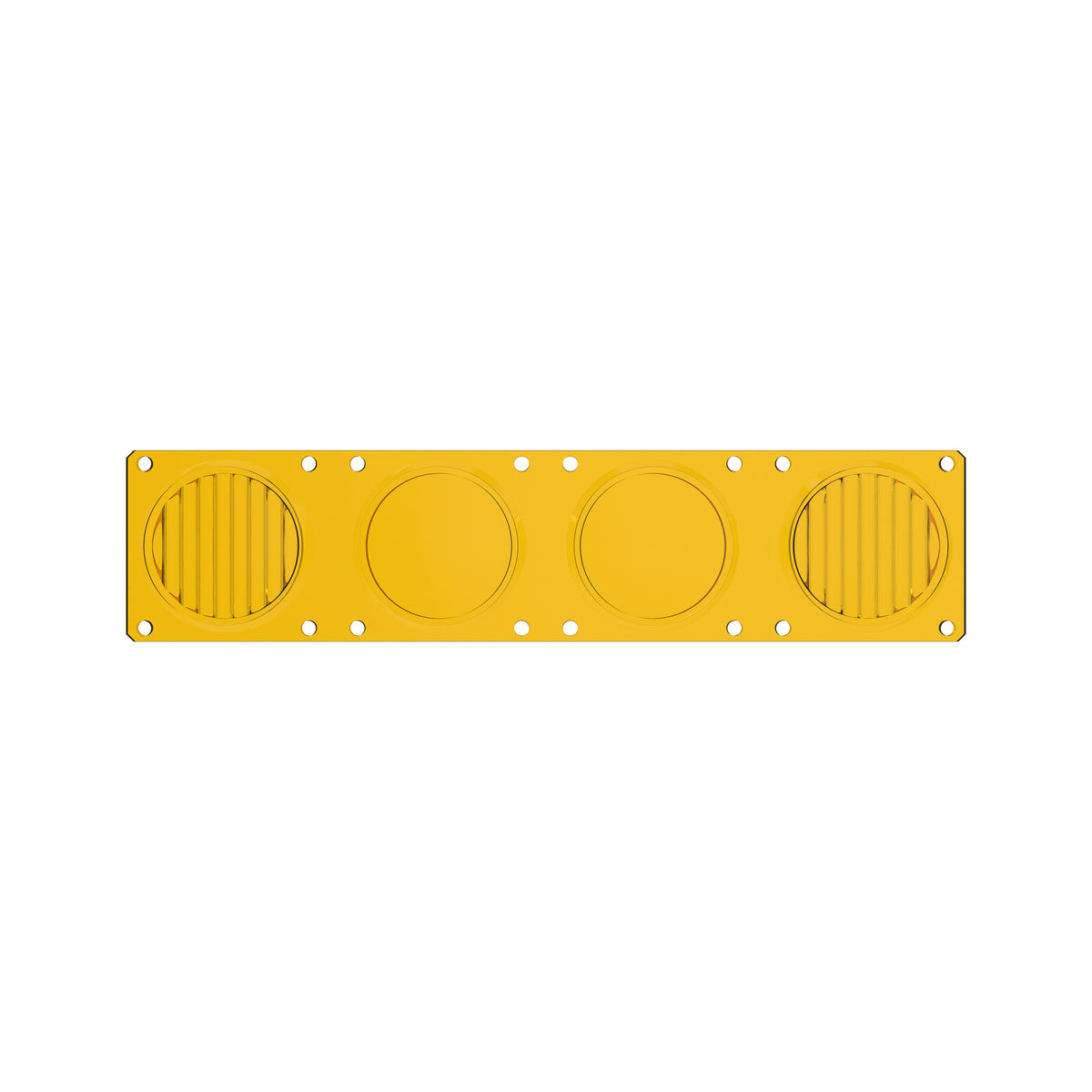 LED Light Bar Lens Flex Era Bar Combo Yellow KC HiLiTES