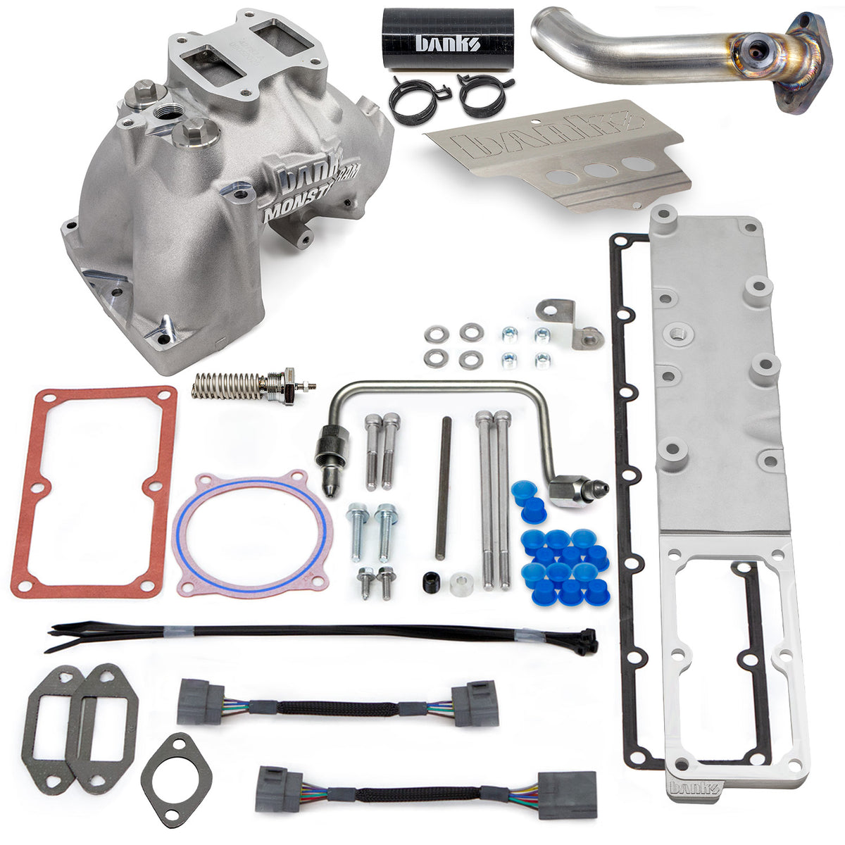 Monster-Ram Intake 13-18 RAM 3500-5500 Chassis Cab 6.7L Raw Banks Power