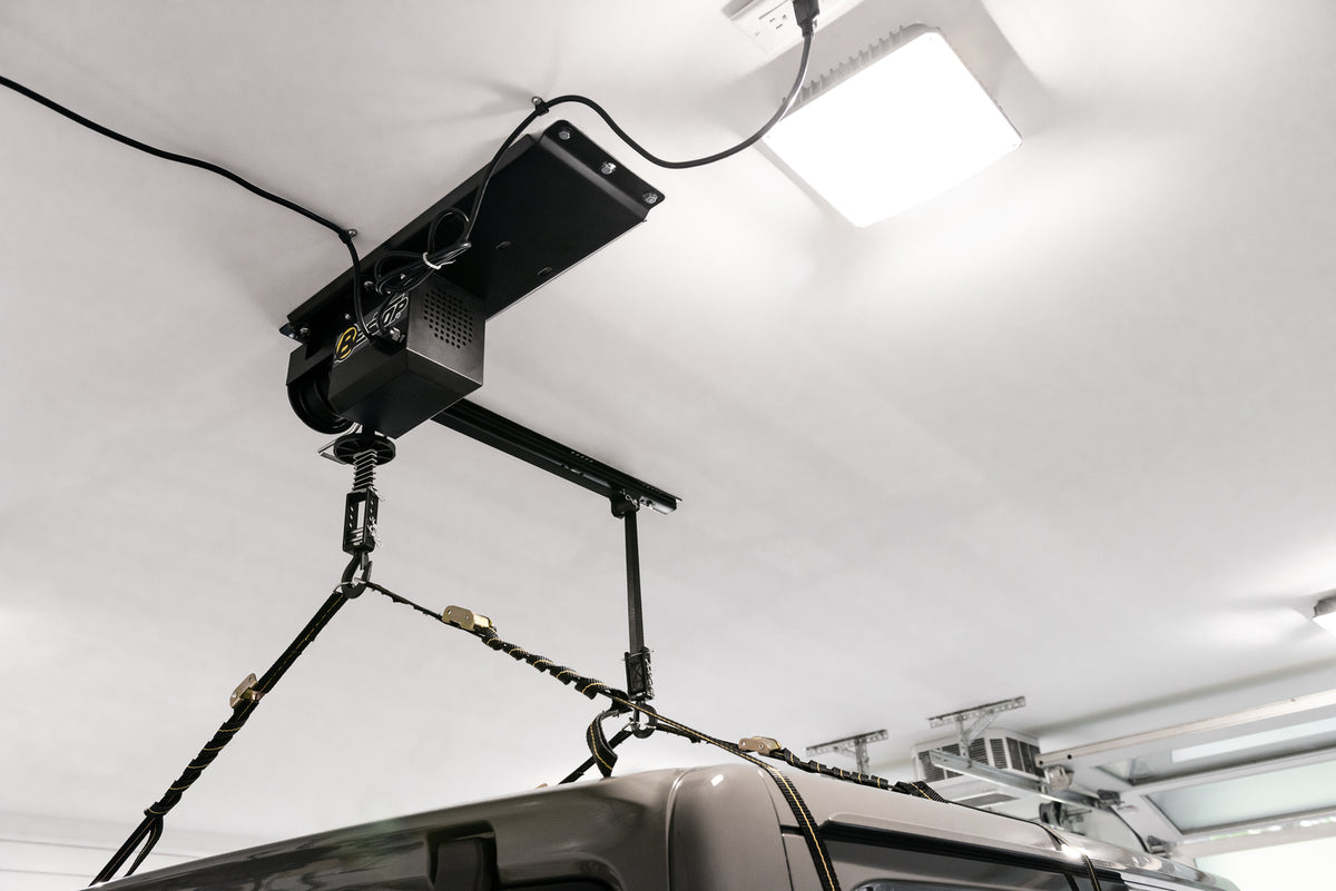 HOSS Hardtop Hoist Jeep 2018-26 Wrangler JL Black Bestop