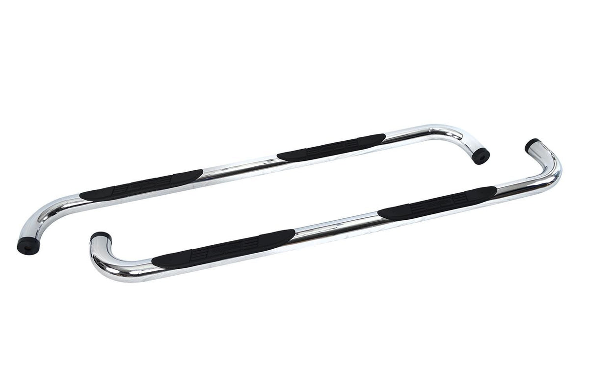 4000 Series SideSteps with Mounting Brackets Polished Stainless Steel 2015-2018 Ram 1500 Go Rhino