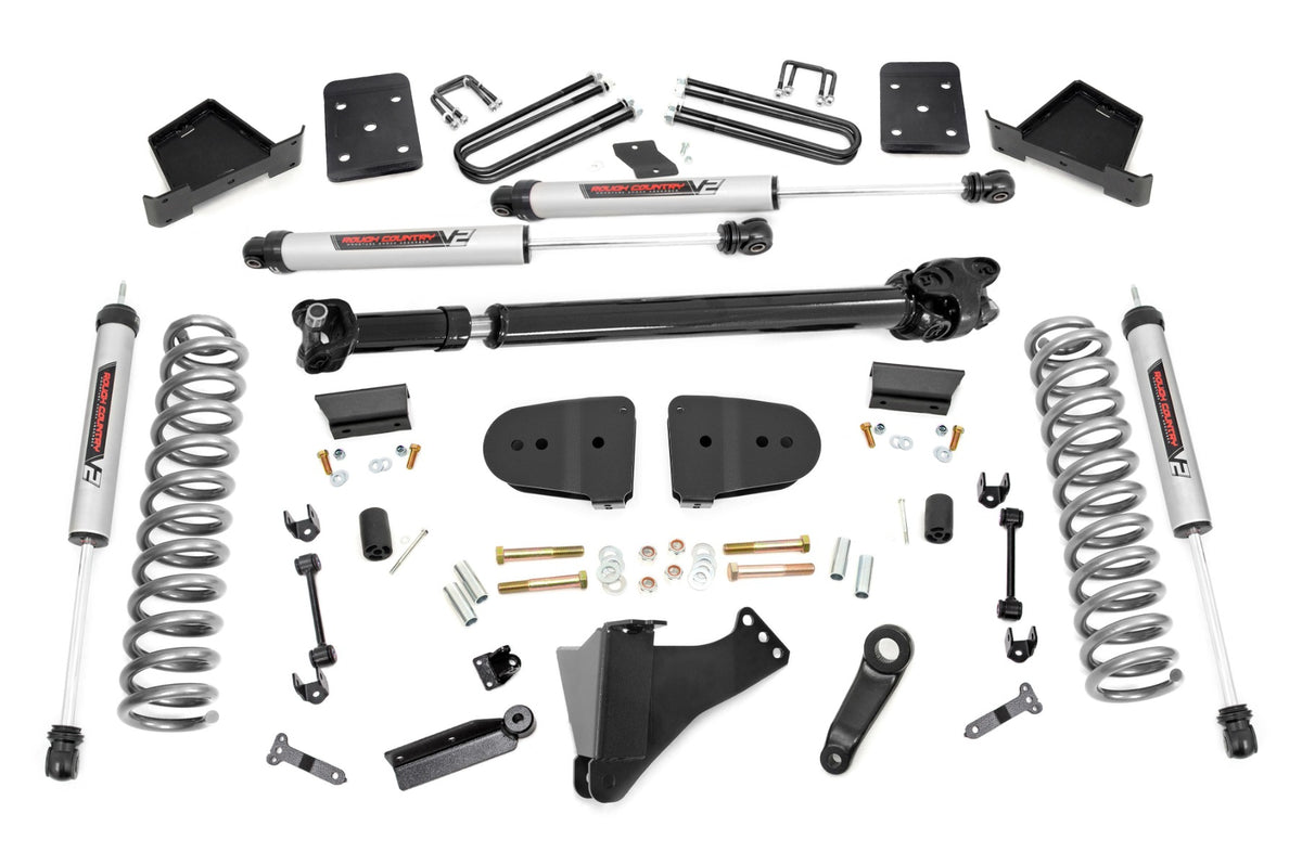 6 Inch Lift Kit No OVLDS D/S V2 Ford F-250/F-350 Super Duty (23-25) Rough Country