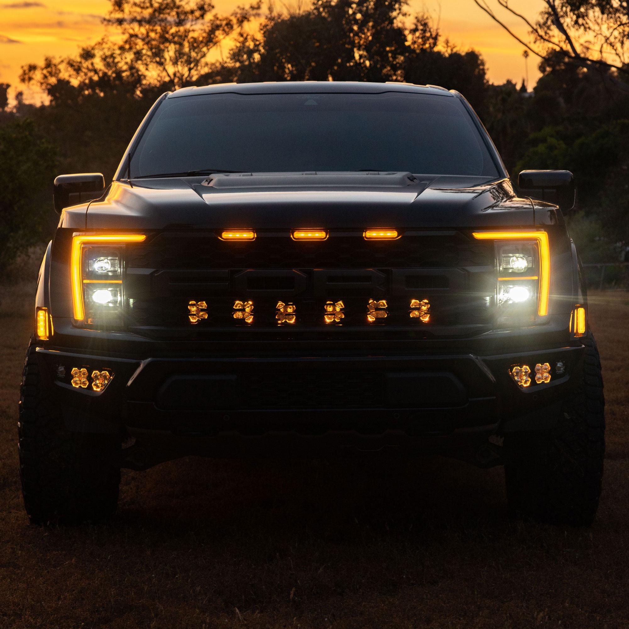 Squadron 2.0 Sport Behind-the-Grille Light Kit Ford 2021-26 F-150 Raptor, 2024-26 F-150 Raptor 37/R Baja Designs