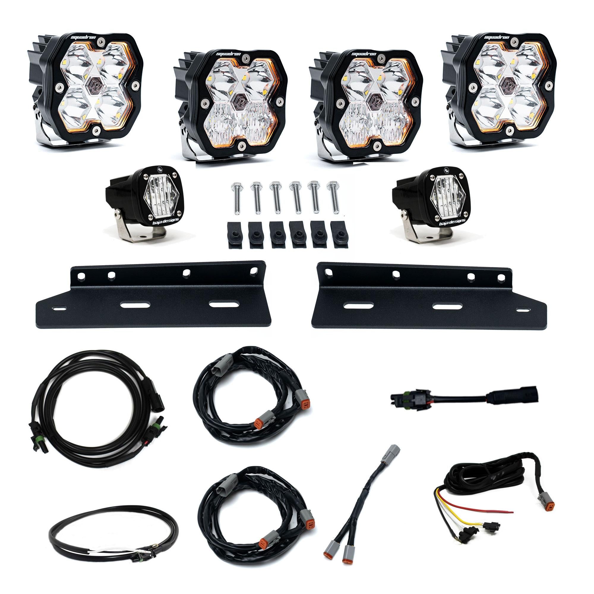 Squadron 2.0 Sport/S1 Fog Pocket Light Kit Ford 2021-26 F-150 Raptor Baja Designs