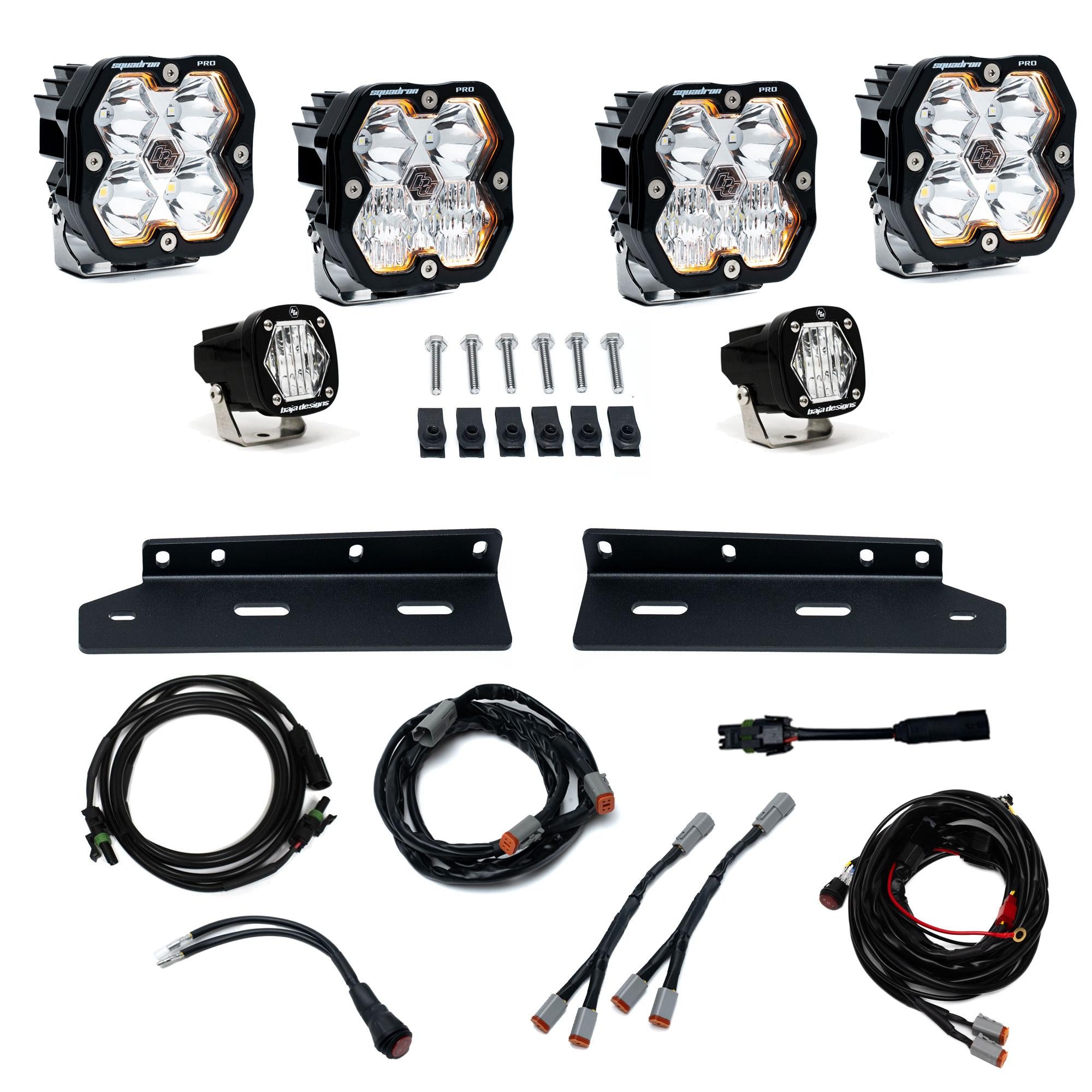 Squadron 2.0 Pro/S1 Fog Pocket Light Kit Ford 2021-26 F-150 Raptor Baja Designs