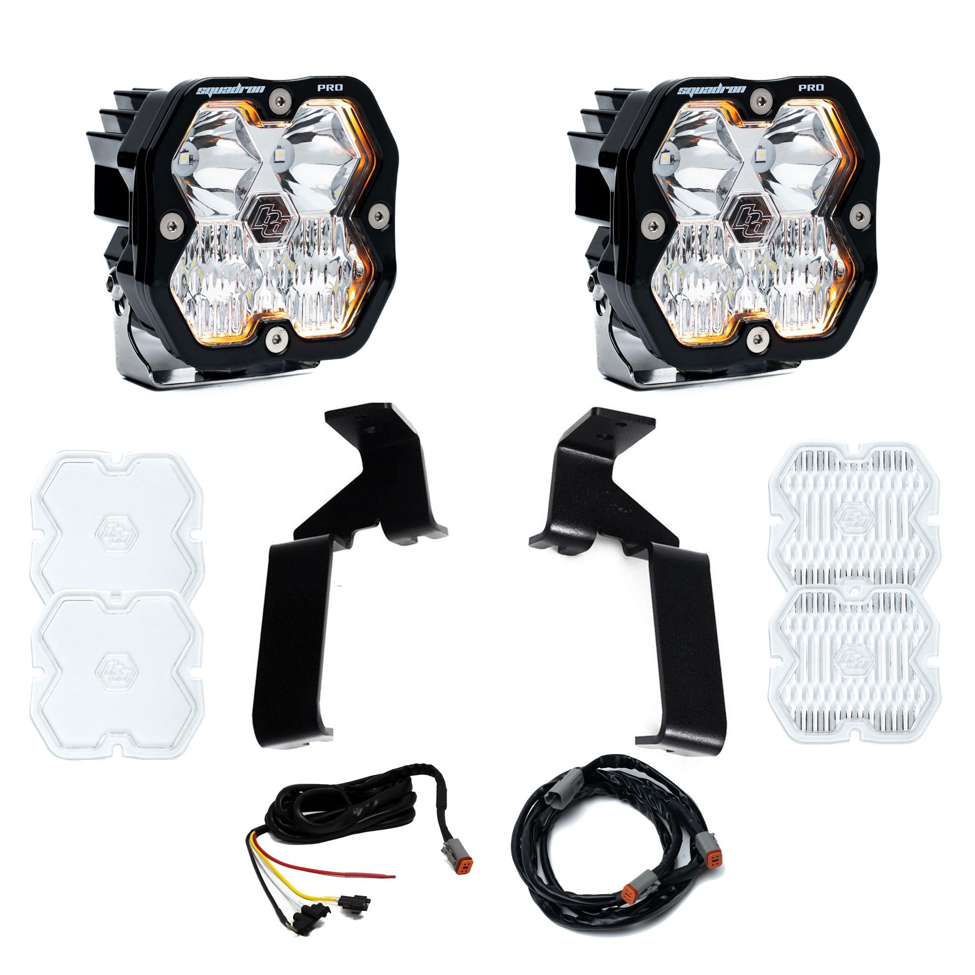 Squadron 2.0 Pro A-Pillar Light Kit Ford 2021-26 F-150 Raptor, 2024-26 F-150 Raptor 37/R Baja Designs