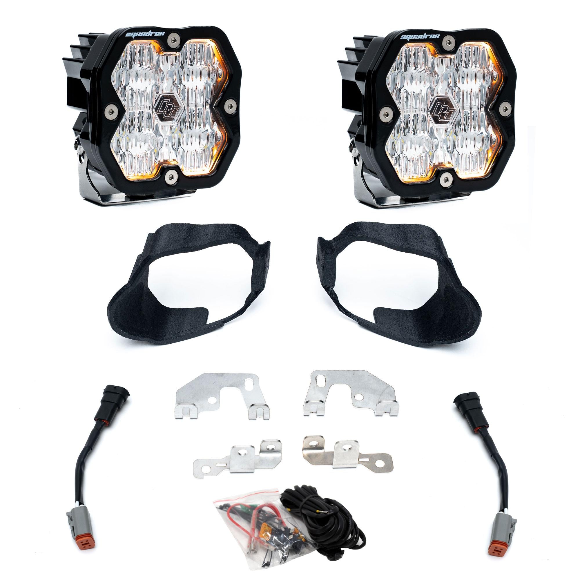 Squadron 2.0 Sport Fog Pocket Light Kit Mercedes 2019-26 Sprinter Van 1500/2500/3500/3500XD Baja Designs