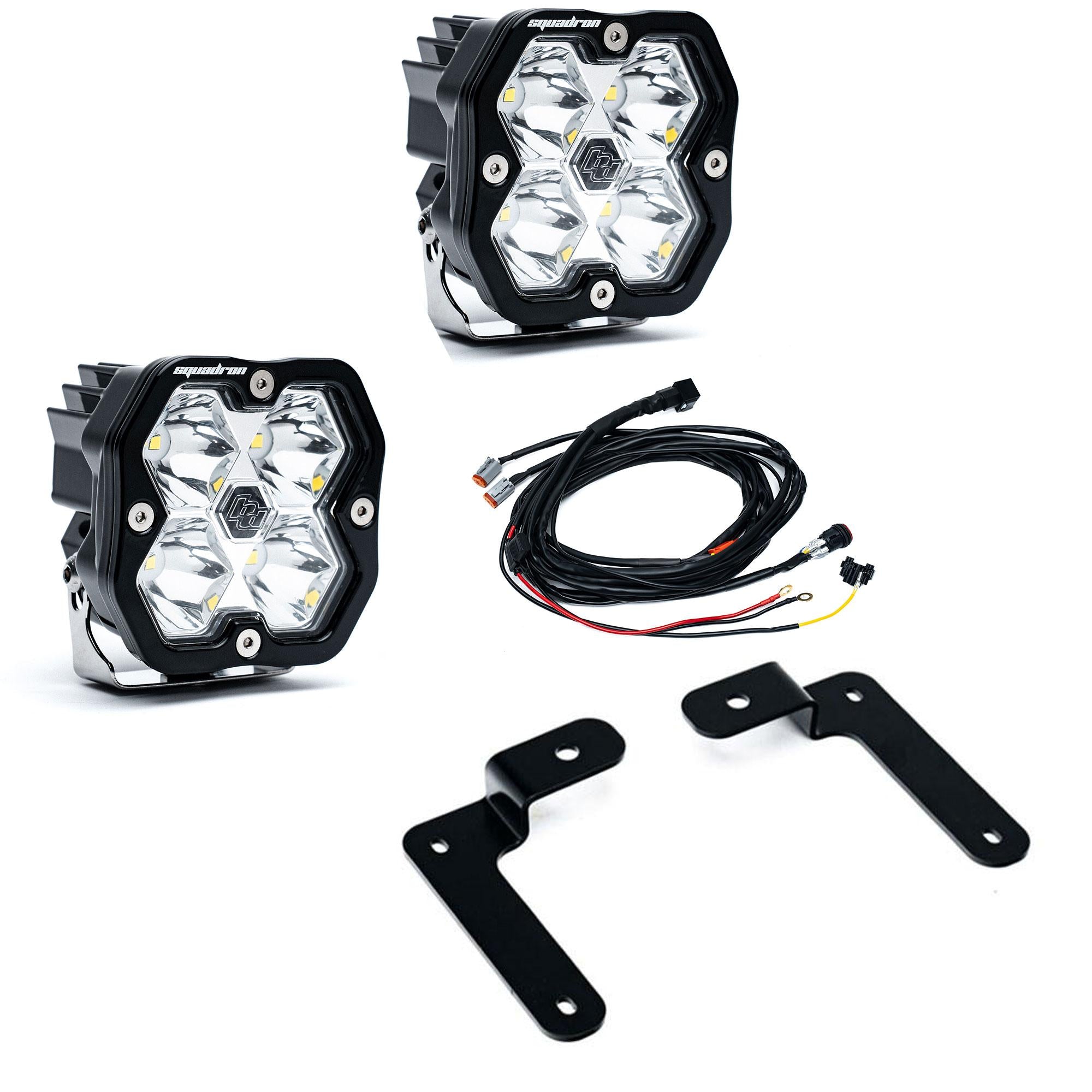Squadron 2.0 Sport A-Pillar Light Kit Jeep 2018-26 Wrangler JL 2020-26 Gladiator JT Baja Designs