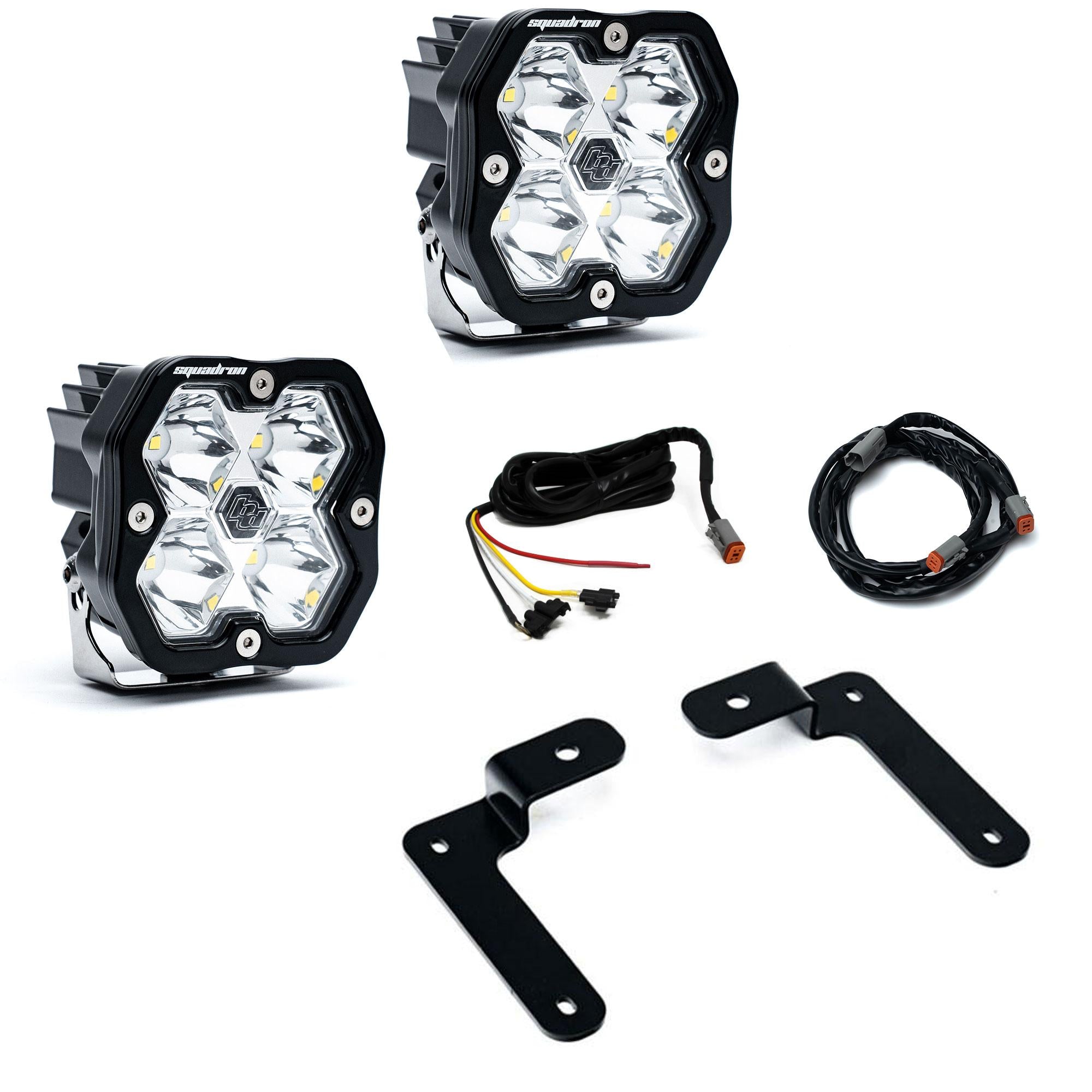 Squadron 2.0 Sport A-Pillar Light Kit Jeep 2018-26 Wrangler JL 2020-26 Gladiator JT Baja Designs