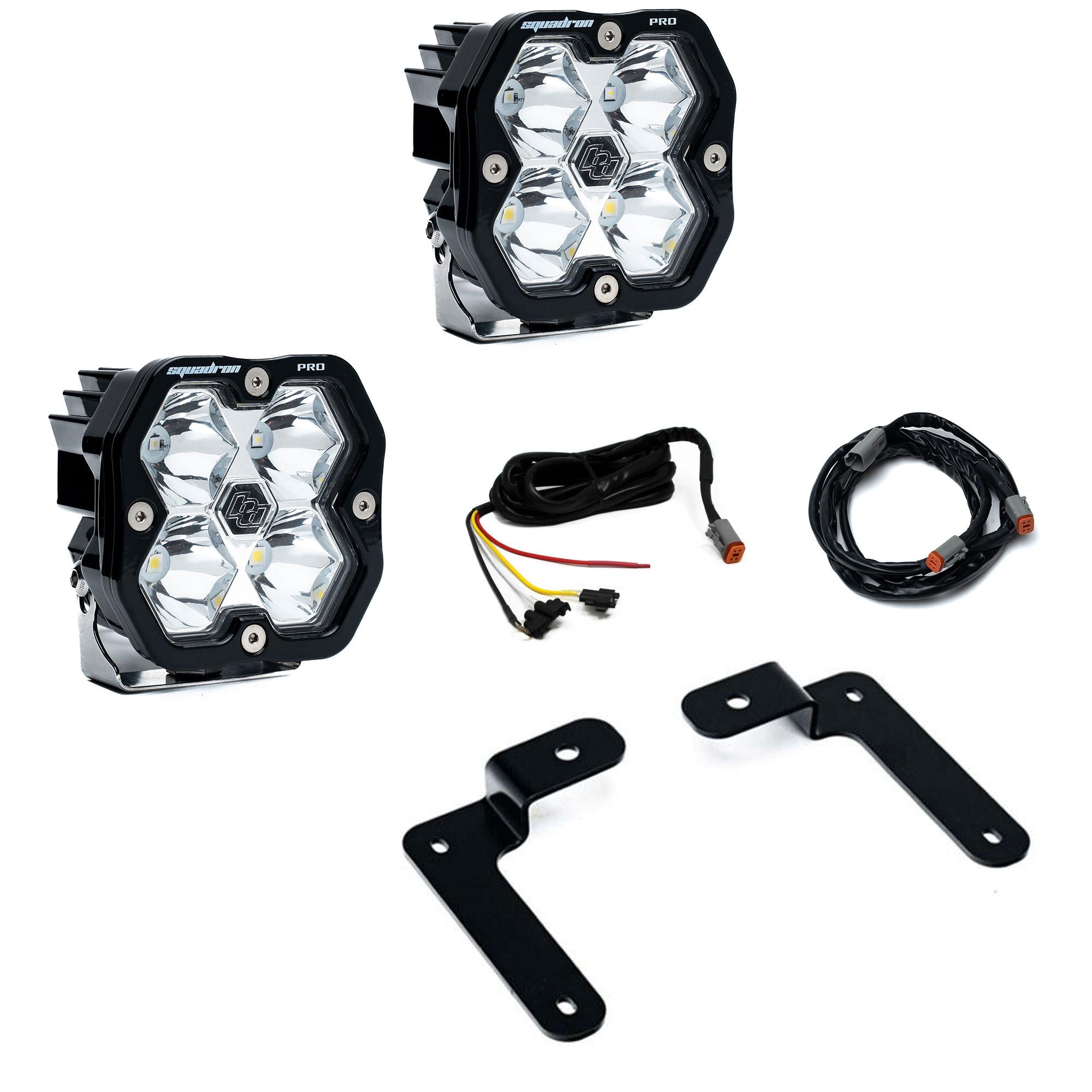 Squadron 2.0 Pro A-Pillar Light Kit Jeep 2018-26 Wrangler JL 2020-26 Gladiator JT Baja Designs