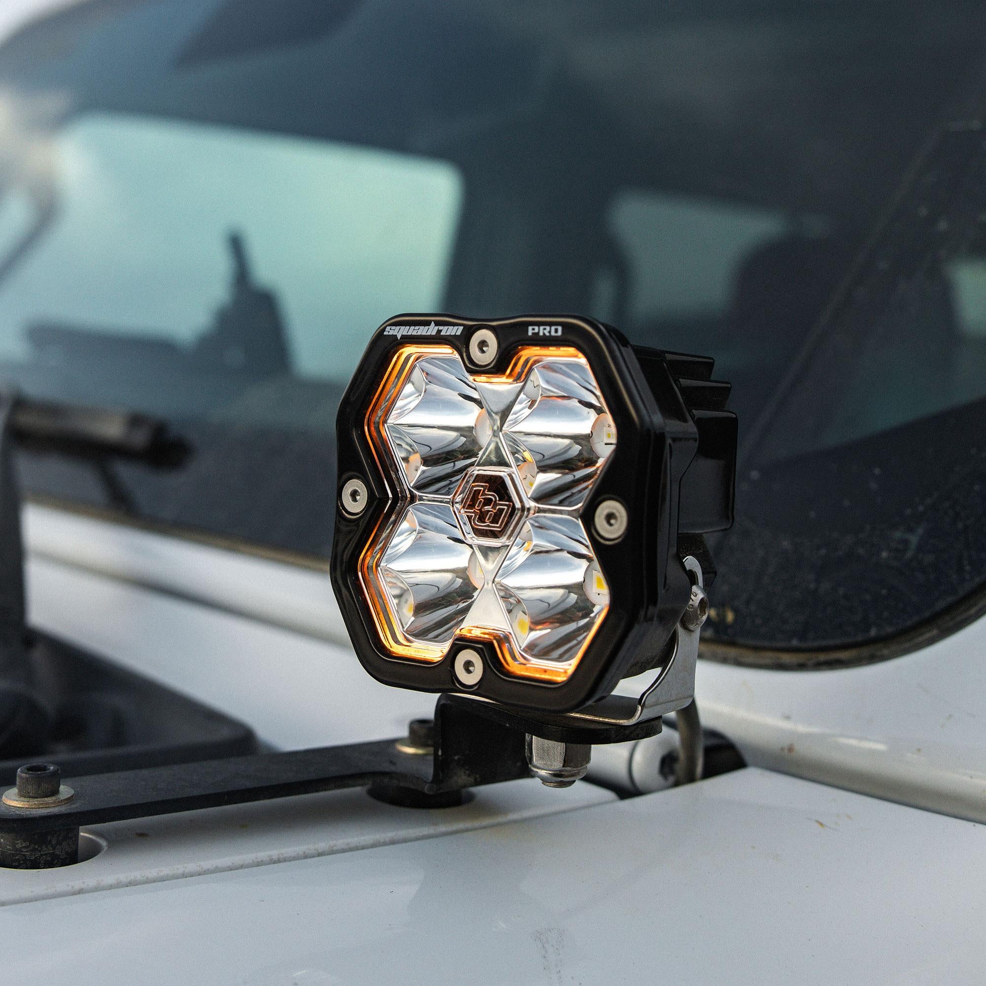Squadron 2.0 Pro A-Pillar Light Kit Jeep 2018-26 Wrangler JL 2020-26 Gladiator JT Baja Designs