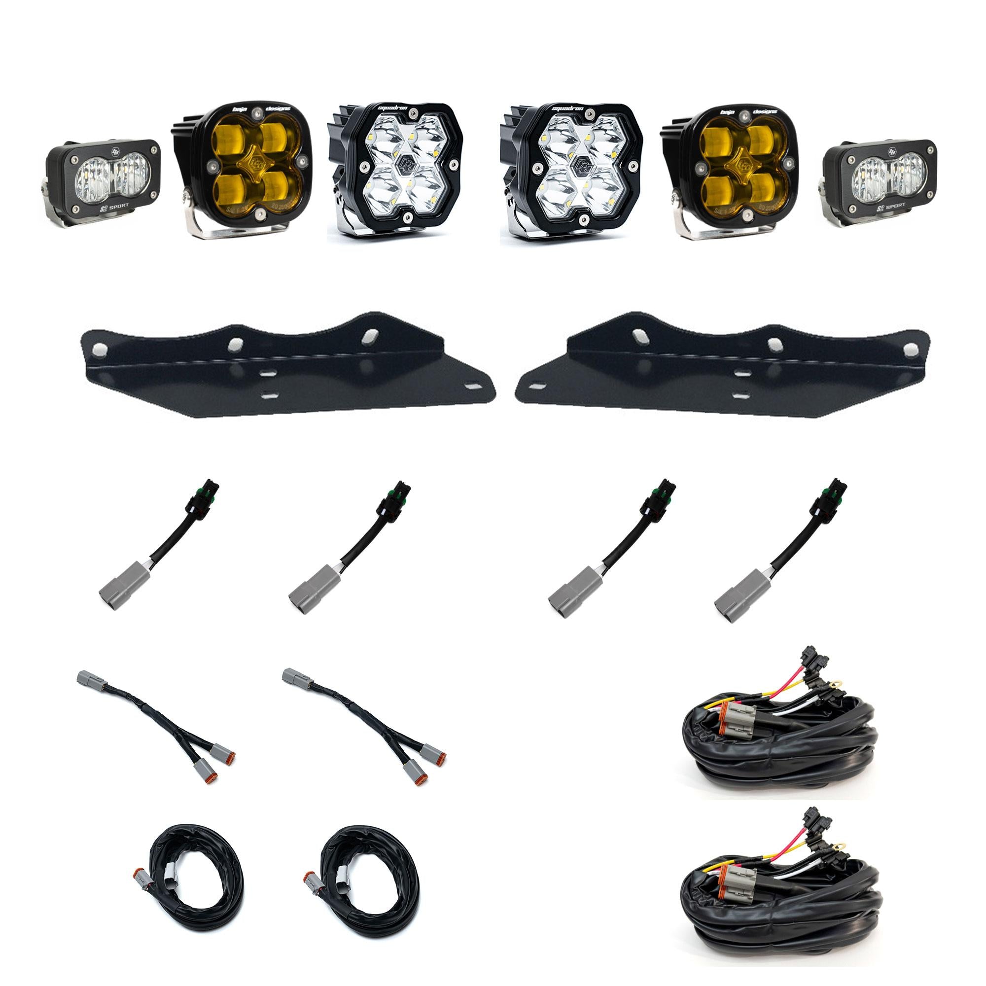 Squadron 2.0 Sport/Squadron Sae/S2 Sport Fog Pocket Light Kit Ford 2017-20 F-150 Raptor Baja Designs