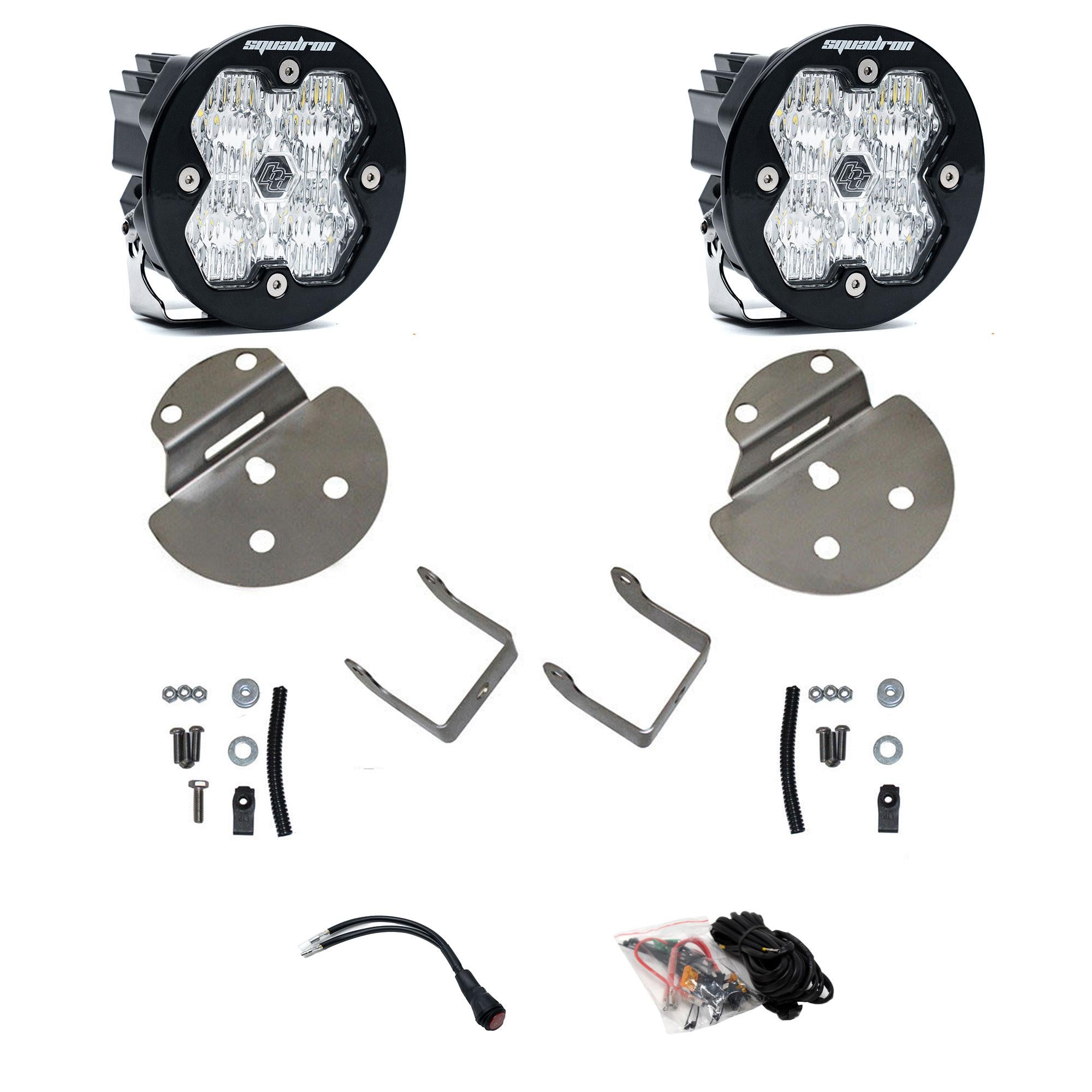 Squadron-R 2.0 Sport Fog Pocket Light Kit 2015-19 Colorado/Canyon/Silverado/Sierra/2500HD/3500HD Baja Designs