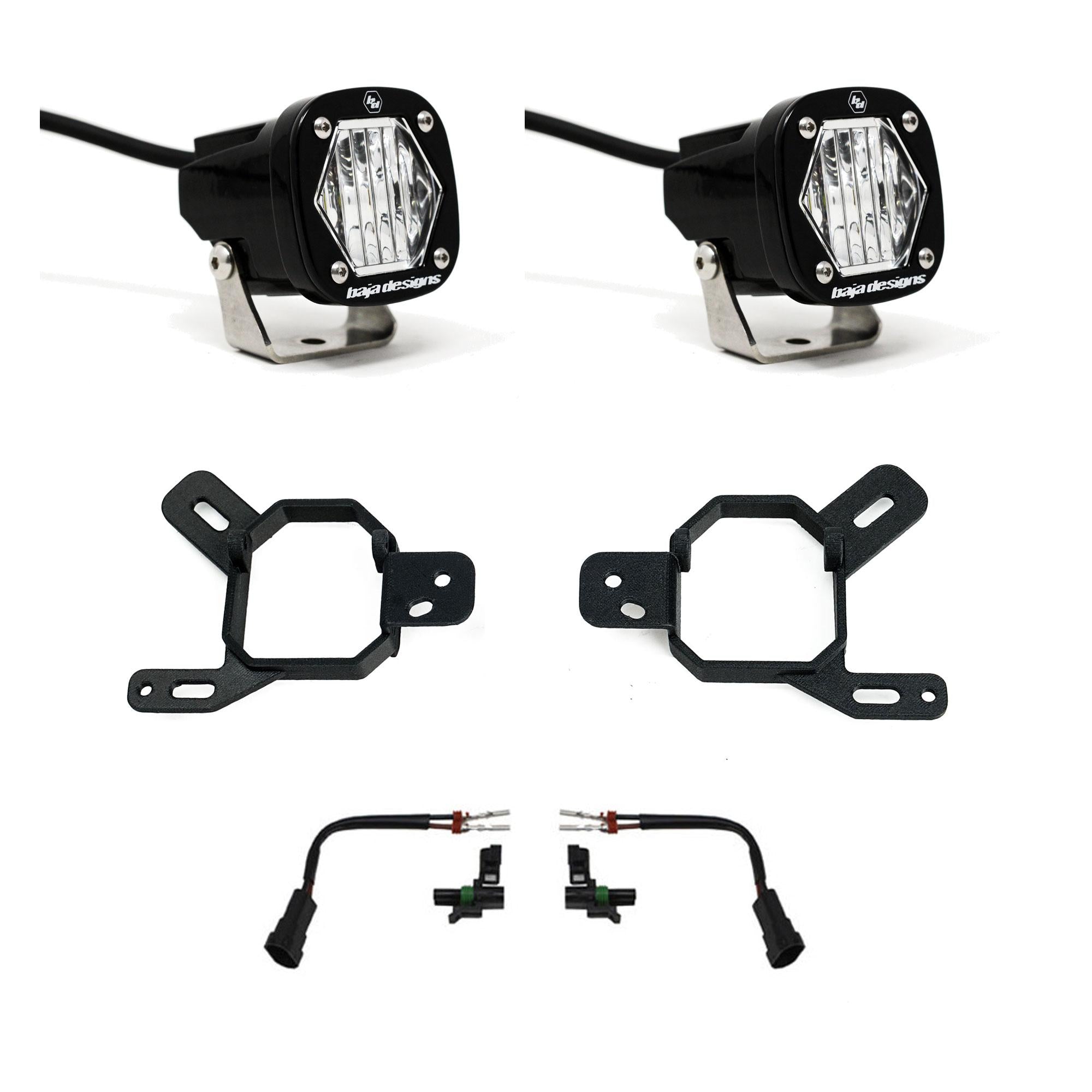 S1 Fog Pocket Light Kit 24-25 Silverado/Sierra 2500/3500 2025 1500 AT4-X Baja Designs