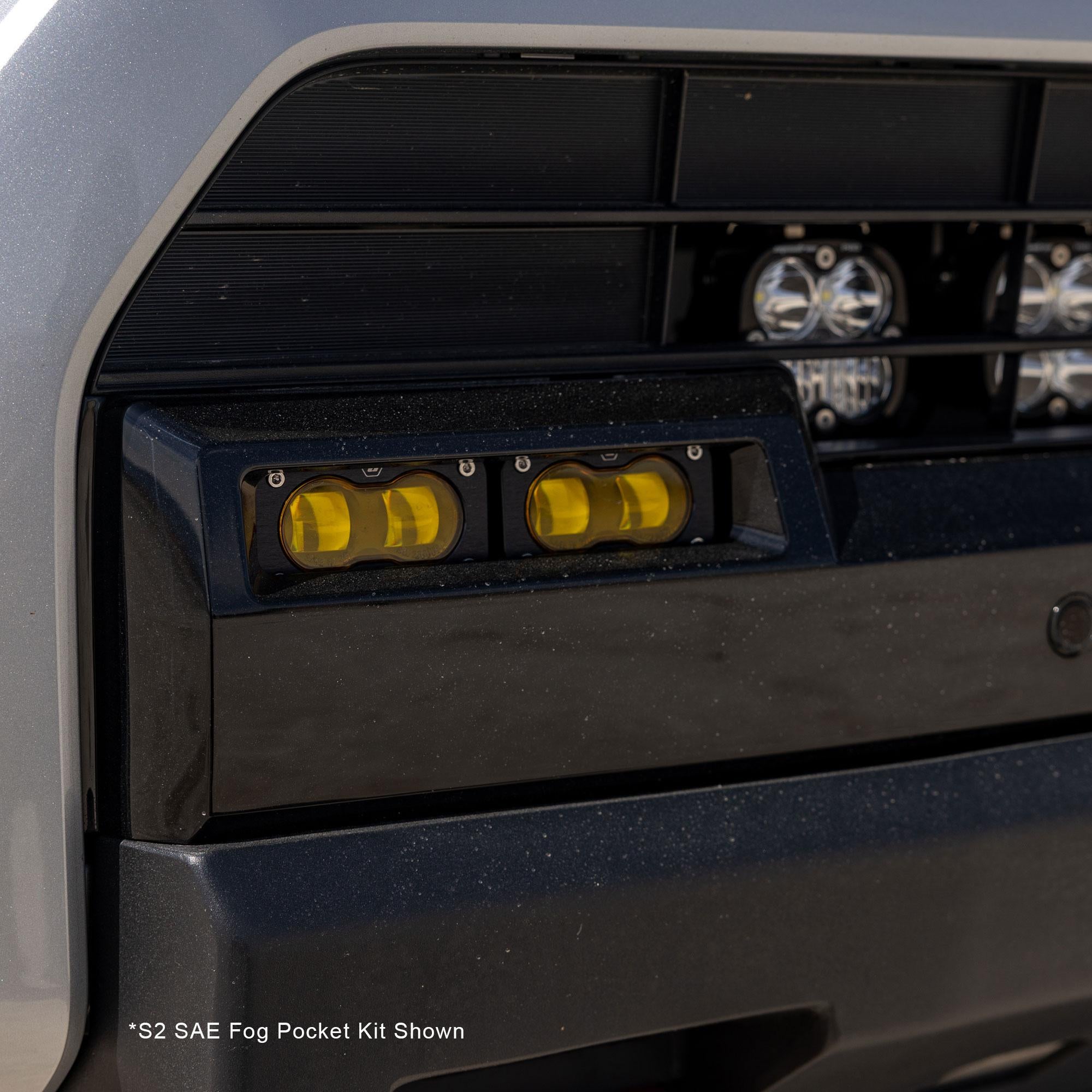S2 Sport OEM Fog Light Replacement Kit 2025-On Toyota 4Runner Non-TRD Pro Baja Designs