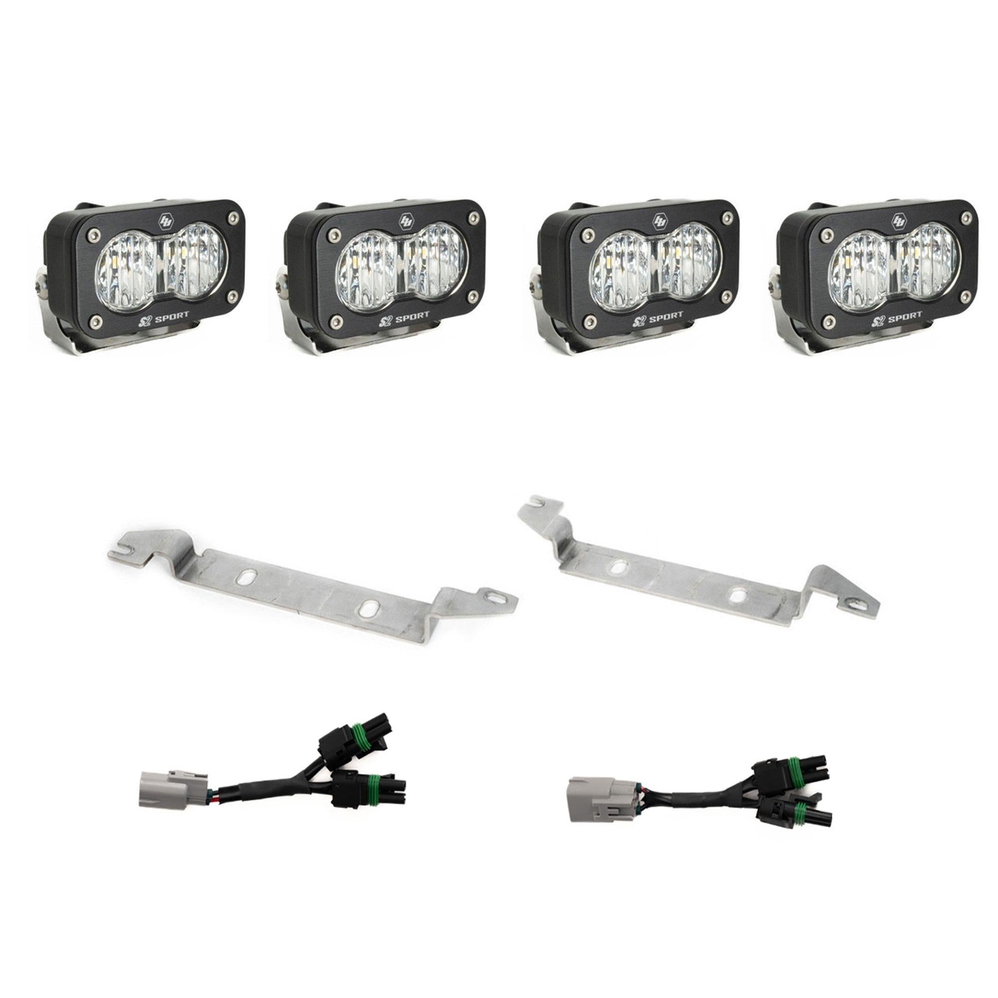 S2 Sport OEM Fog Light Replacement Kit 2025-On Toyota 4Runner TRD Pro/Trailhunter Baja Designs