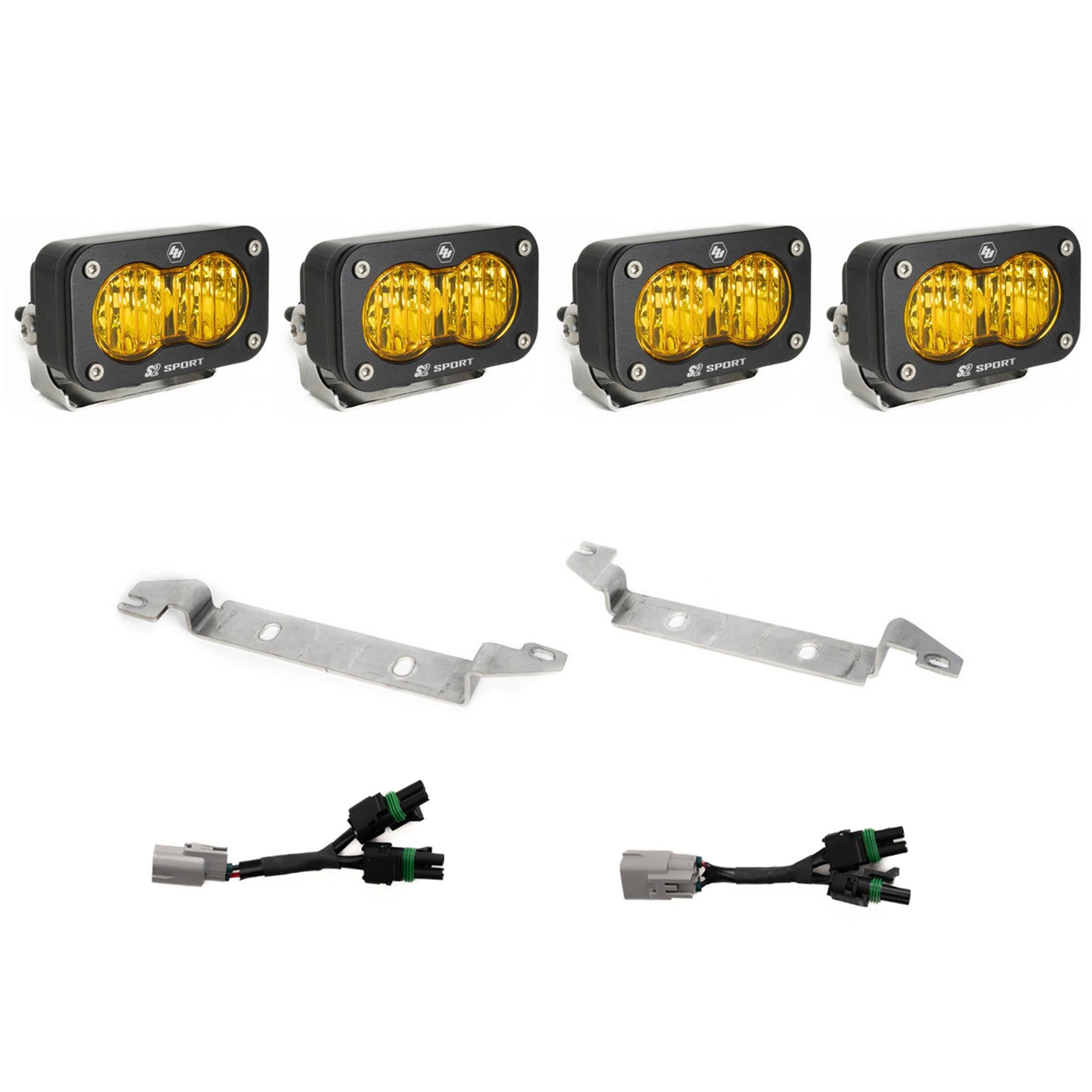 S2 Sport OEM Fog Light Replacement Kit 2025-On Toyota 4Runner TRD Pro/Trailhunter Baja Designs
