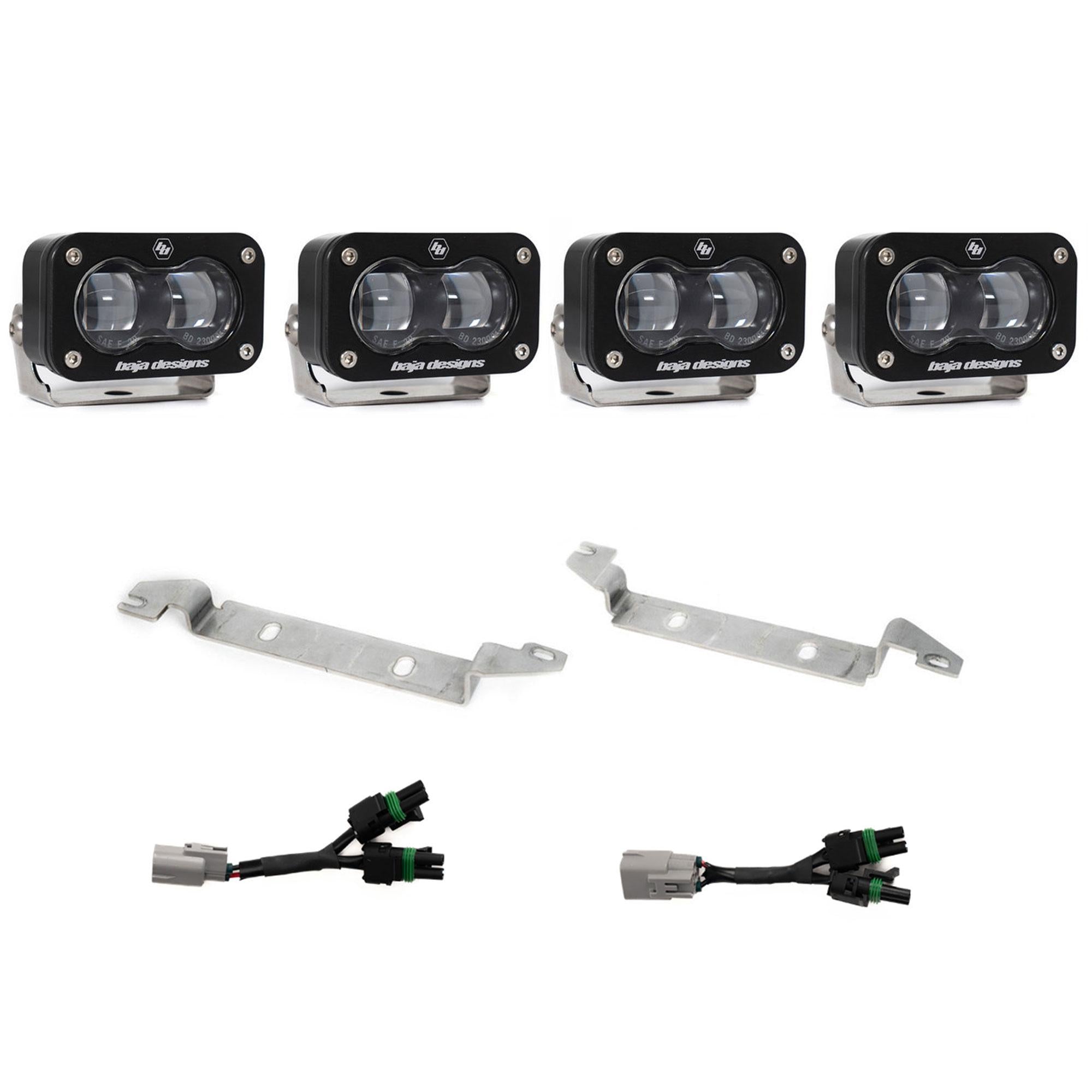S2 SAE OEM Fog Light Replacement Kit 2024-On Toyota Tacoma TRD Pro/Trailhunter Baja Designs