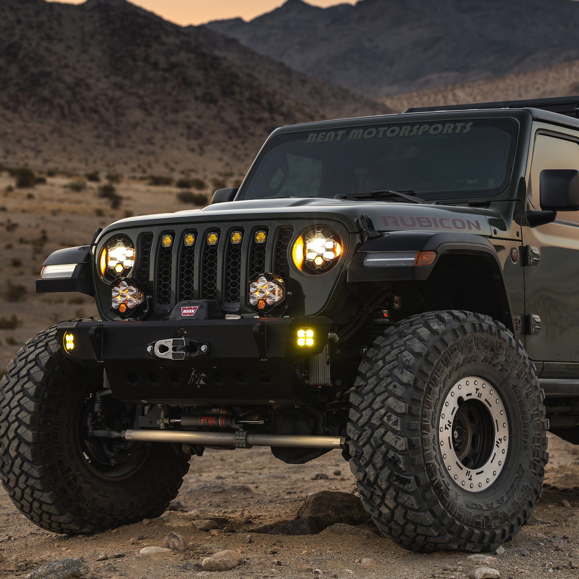 DOT LP6 LED Headlight Kit Jeep 2018-2025 Wrangler JL 2020-2025 Gladiator JT w/LED Headlights Baja Designs