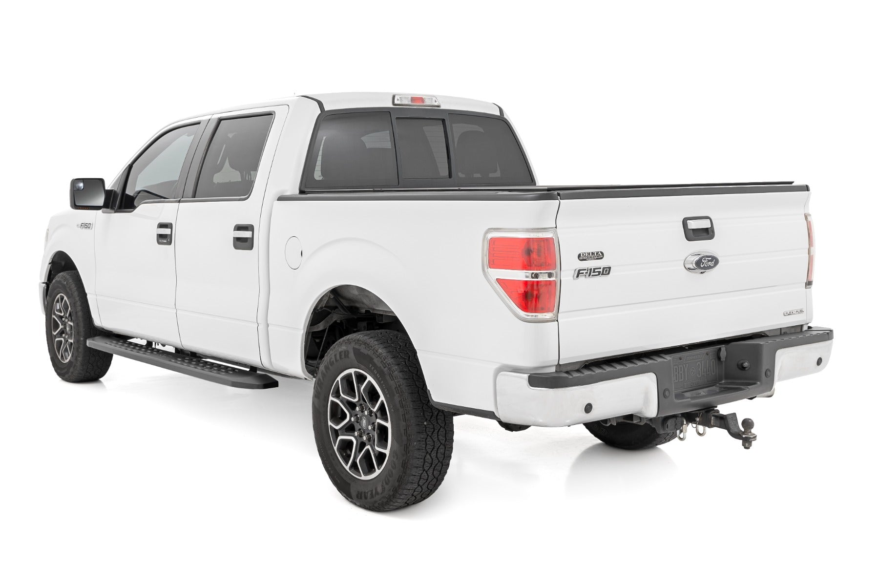 RPT2 Running Board Crew Cab Black Ford F-150 2WD/4WD (2009-2014) Rough Country