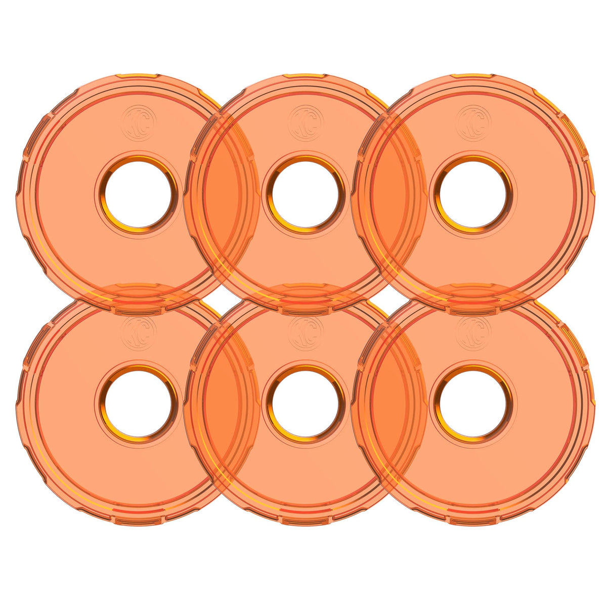 Cyclone 2.0 Replacement Lens Amber 6 Pack KC HiLiTES