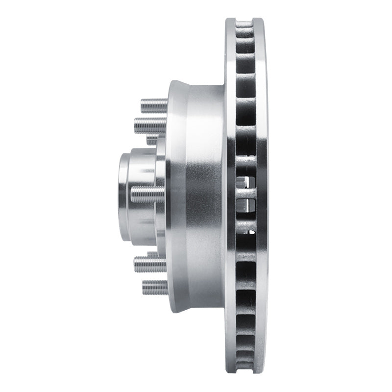 R1 92-02 Chevrolet C1500 Suburban Front Right Drilled & Slotted Silver Brake Rotor