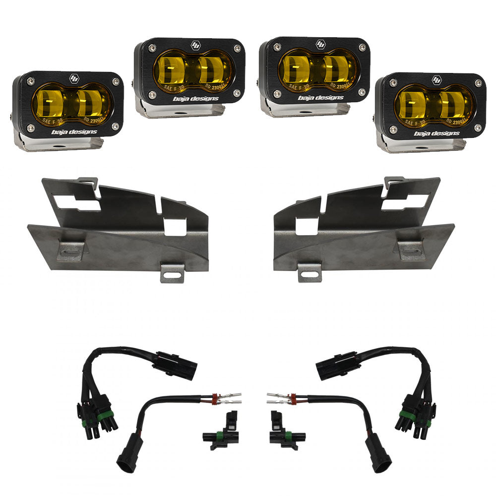 Dodge Ram Rebel/TRX (19-Present) Dual S2 SAE Baja Amber FPK Baja Designs