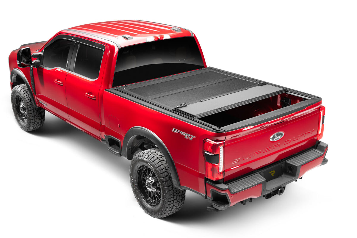 BAKFlip MX4 TS Hard Folding Truck Bed Cover 2022-2025 Toyota Tundra without Deck Rail System without Trail Special Edition Storage Boxes BAK