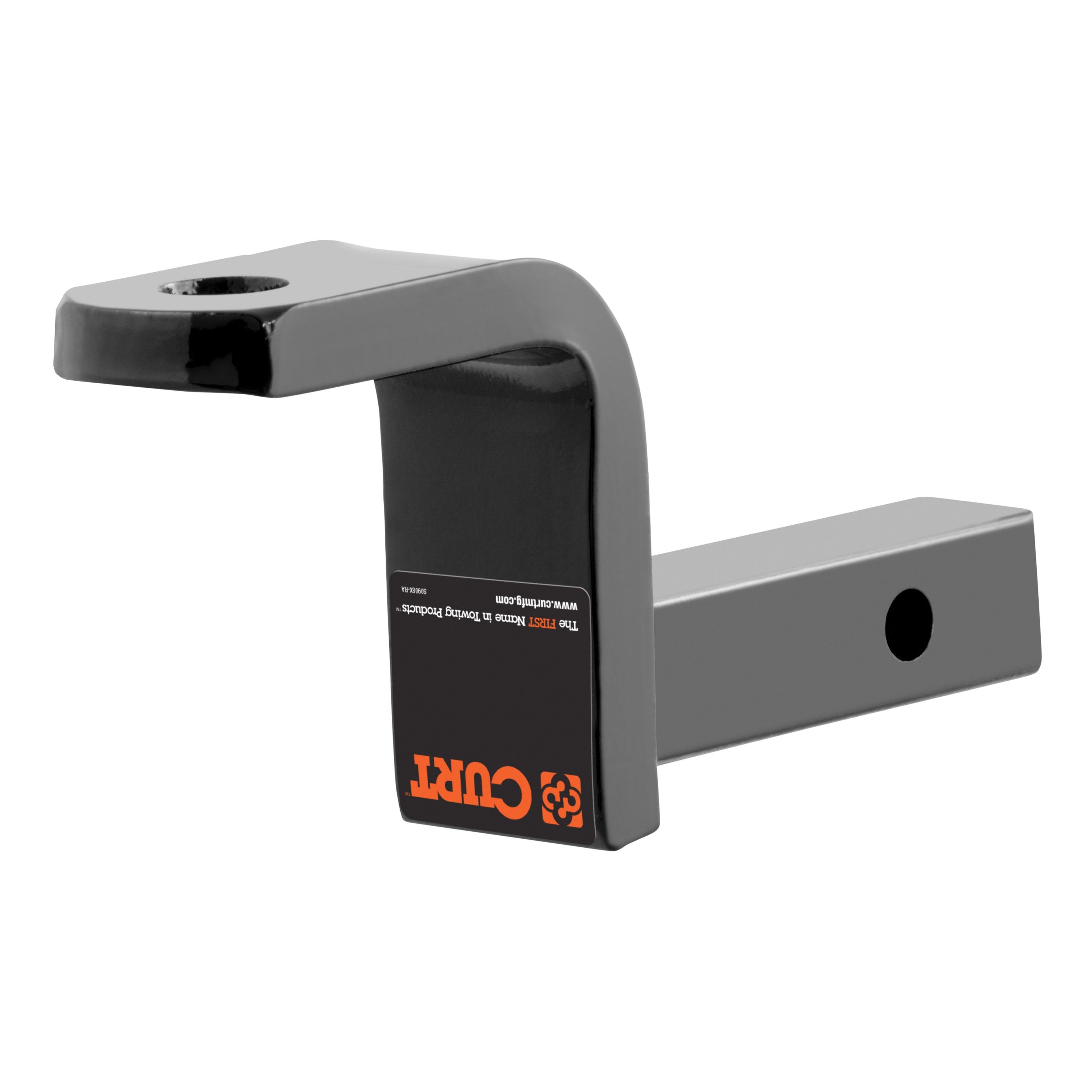 CURT Class 2 Trailer Hitch Ball Mount, Fits 1-1/4-Inch Receiver, 3,500 lbs, 3/4-Inch Hole, 3-1/4-Inch Drop, 2-5/8-Inch Rise Model 45017