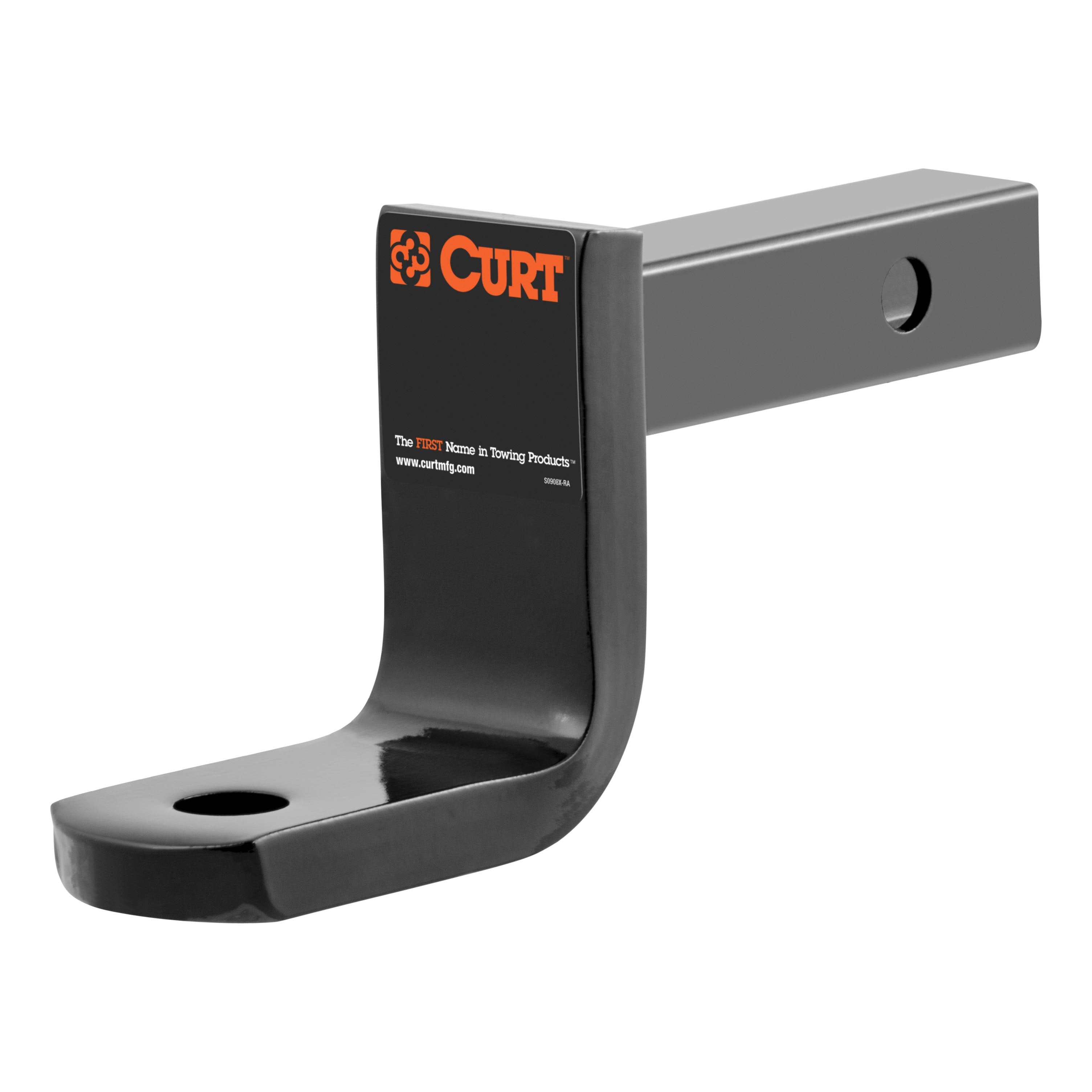 CURT Class 1 Trailer Hitch Ball Mount, Fits 1-1/4-Inch Receiver, 2,000 lbs, 3/4-Inch Hole, 3-1/4-Inch Drop, 2-5/8-Inch Rise Model 45027