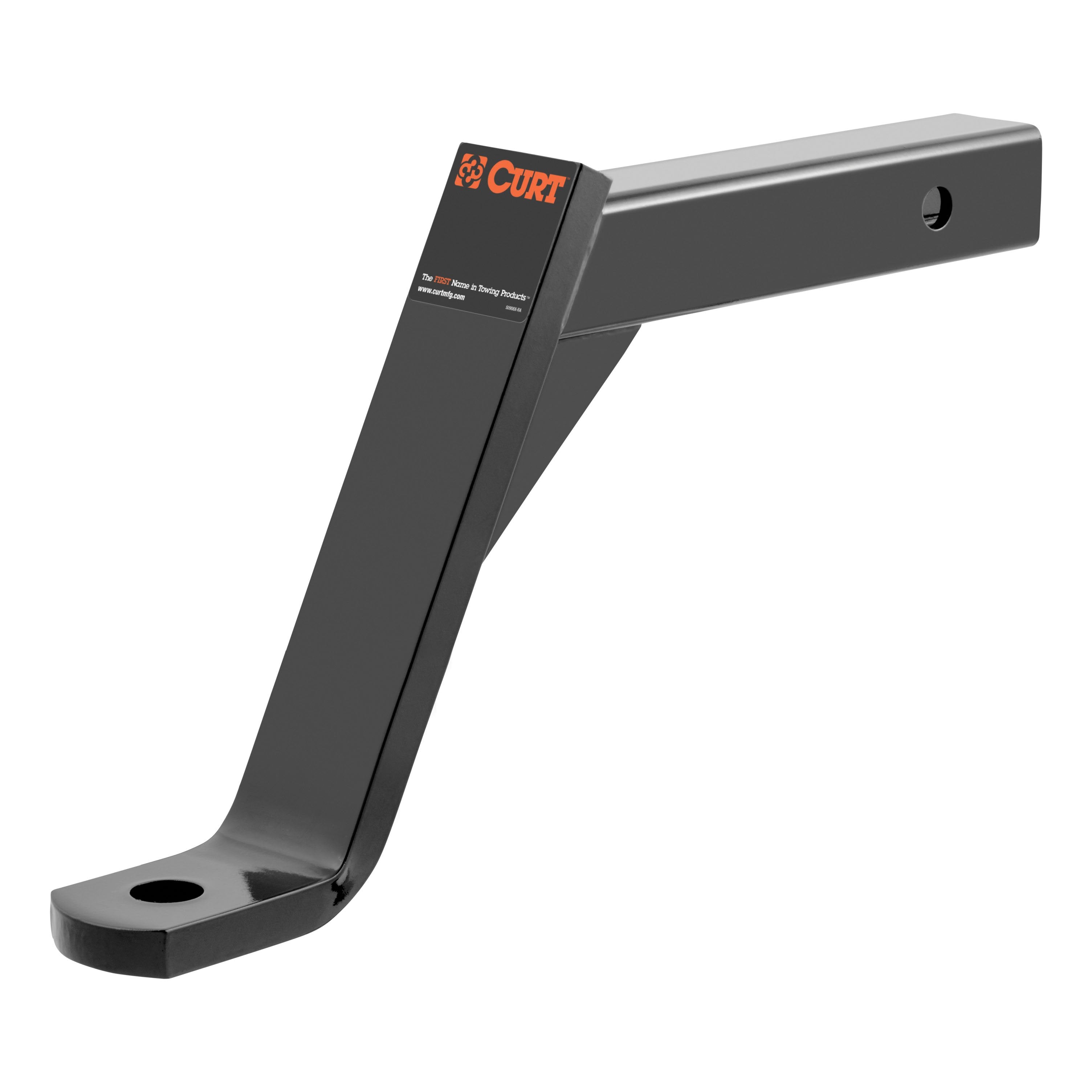 CURT Class 3 Trailer Hitch Ball Mount, Fits 2-Inch Receiver, 5,000 lbs, 1-Inch Hole, 10-Inch Drop Model 45112